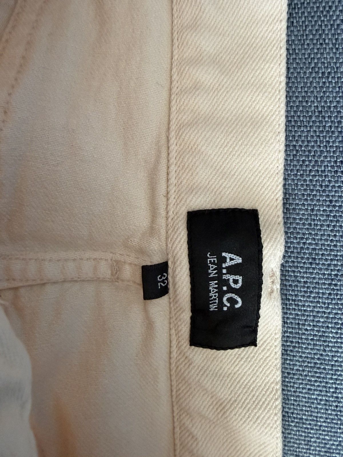 A.P.C. APC Martin 32 waist cream jeans Size US 32 / EU 48 - 3 Thumbnail