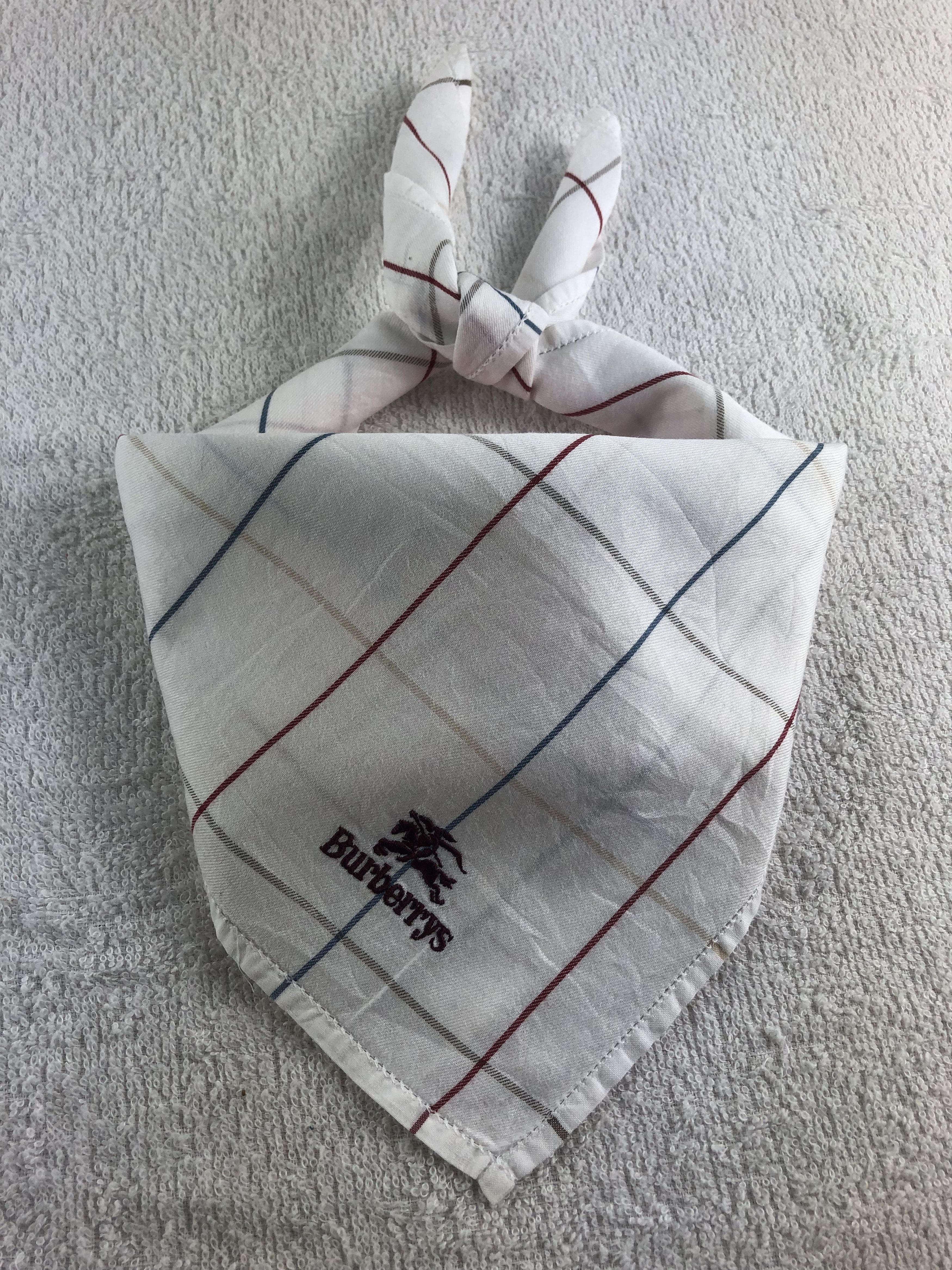 Burberry Burberry Handkerchief / Bandana / Neckerchief C223 Size ONE SIZE - 2 Thumbnail