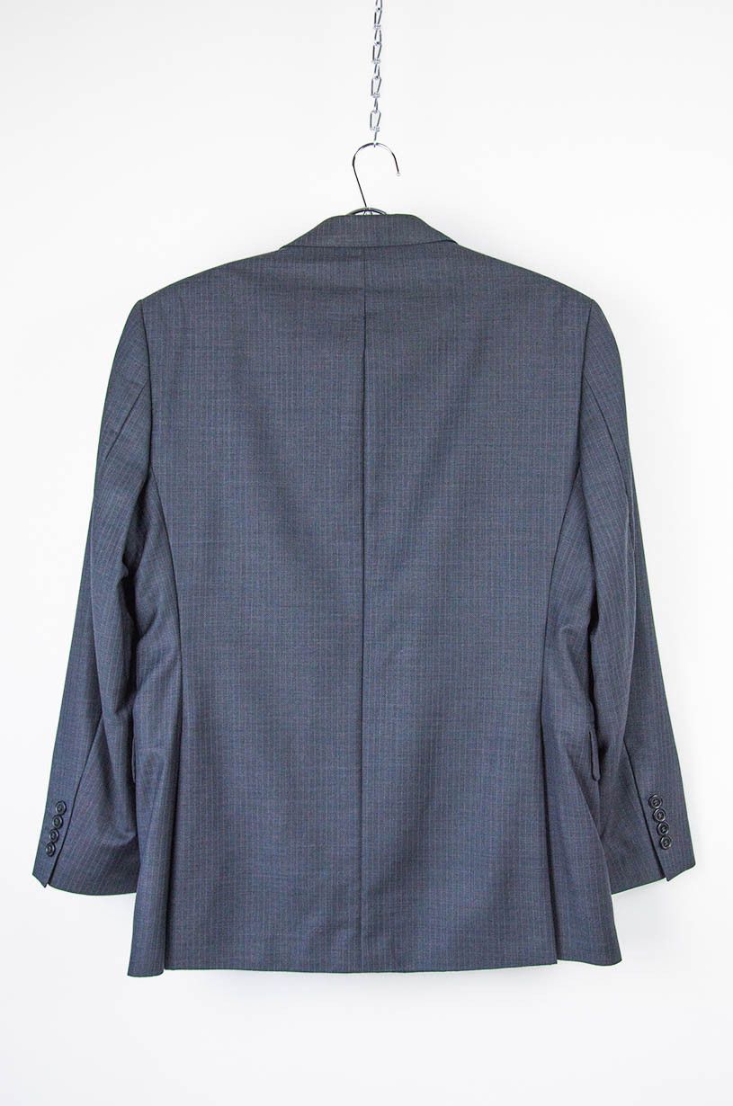 Ermenegildo Zegna Zegna Traveller Wool Silk Blazer Dark Grey Pinstripe 40S Size 40S - 2 Thumbnail
