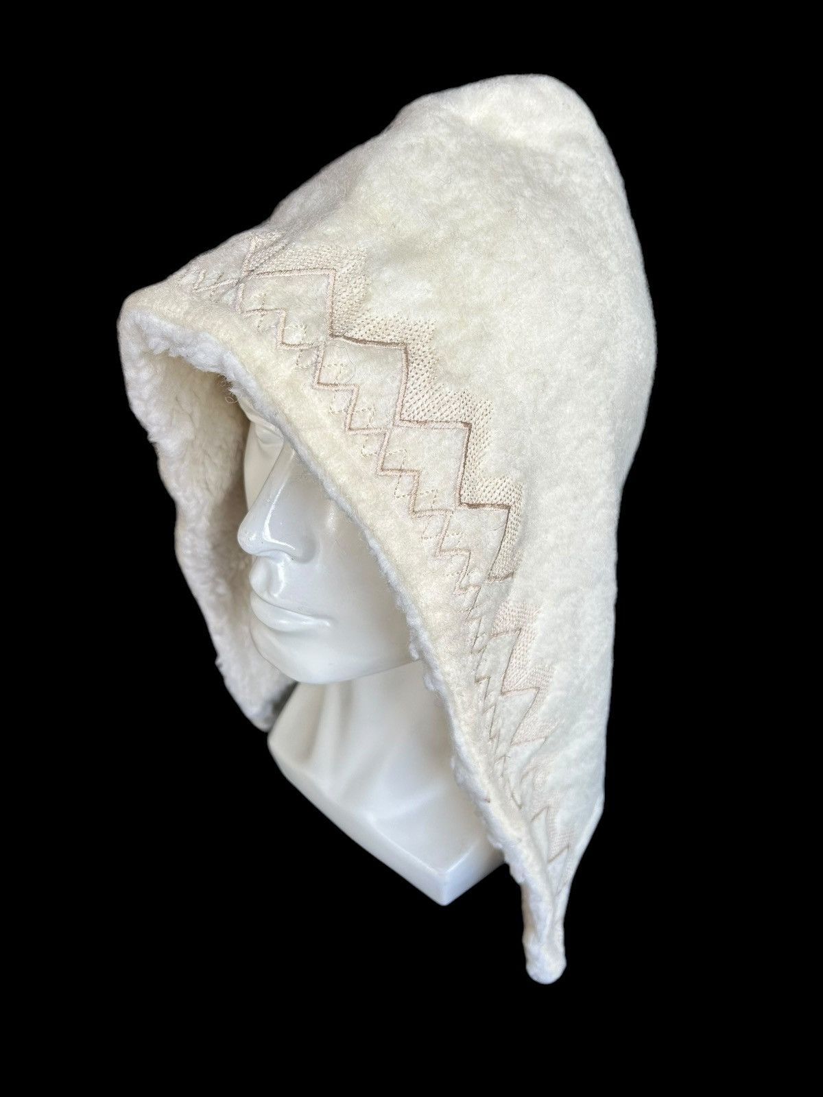 If Six Was Nine × Kapital × Vintage Balaclava Beanie Hairy Fur ☠️☠️ Size ONE SIZE - 2 Thumbnail