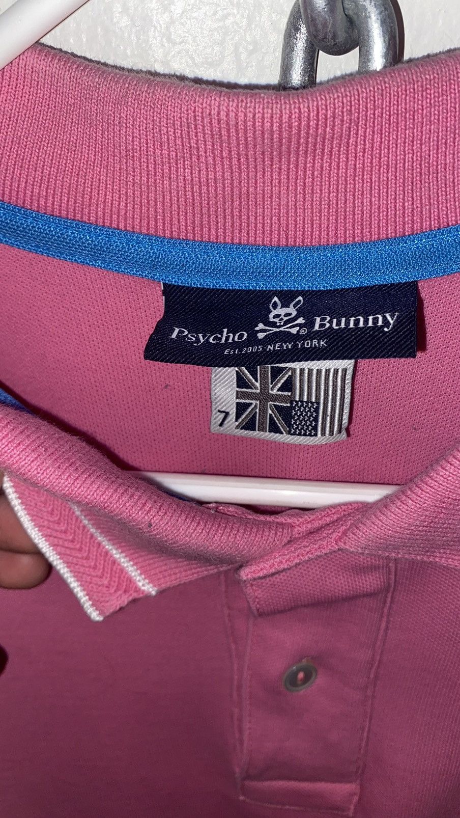 Designer × Polo Ralph Lauren × Psycho Bunny Psycho Bunny Pink Polo Size US XL / EU 56 / 4 - 4 Thumbnail