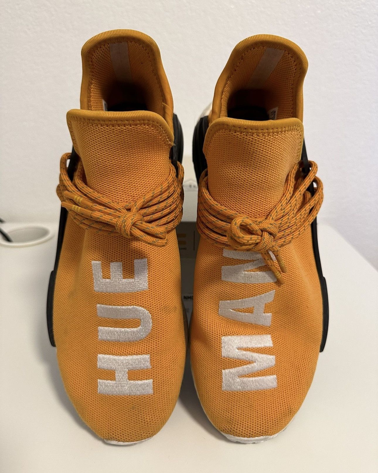 Adidas × Pharrell Pharrell x adidas NMD Human Race 'Tangerine' Size US 9.5 / EU 42-43 - 2 Thumbnail