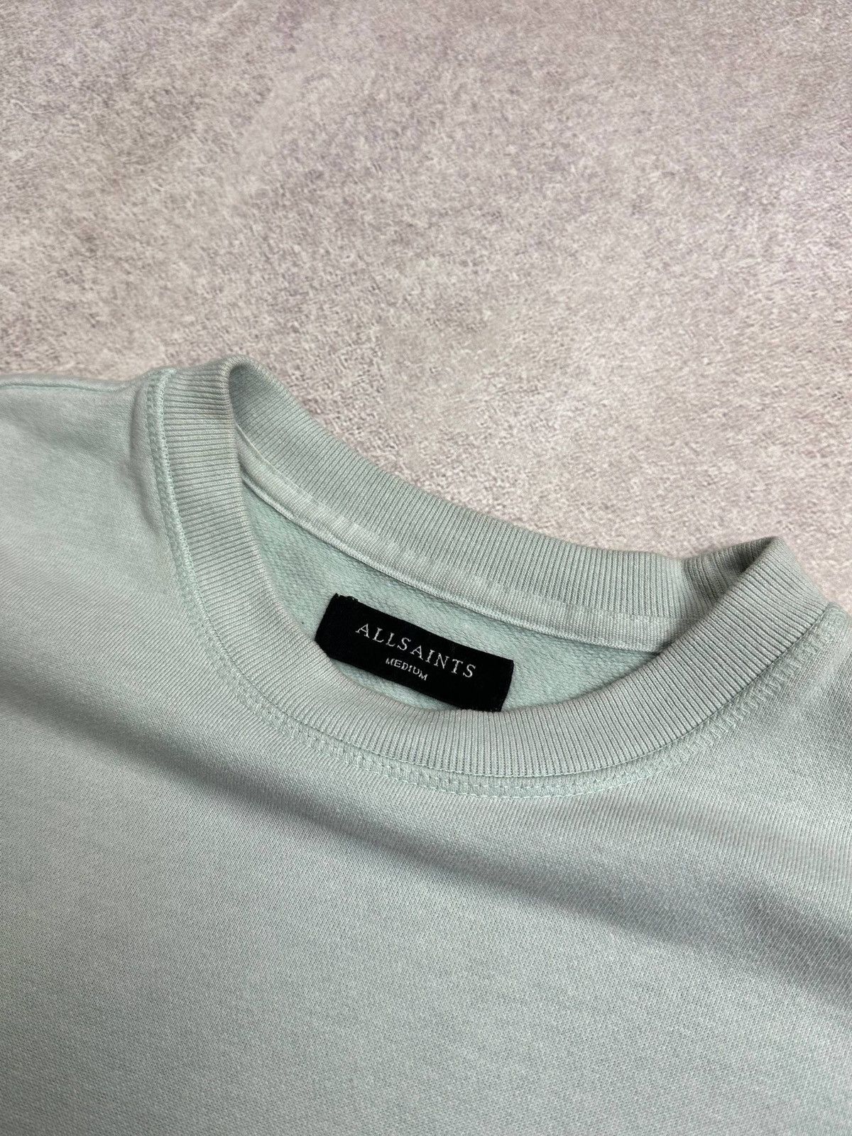 Allsaints Allsaints Distressed Blue Sweatshirt Rare M Size US M / EU 48-50 / 2 - 4 Thumbnail