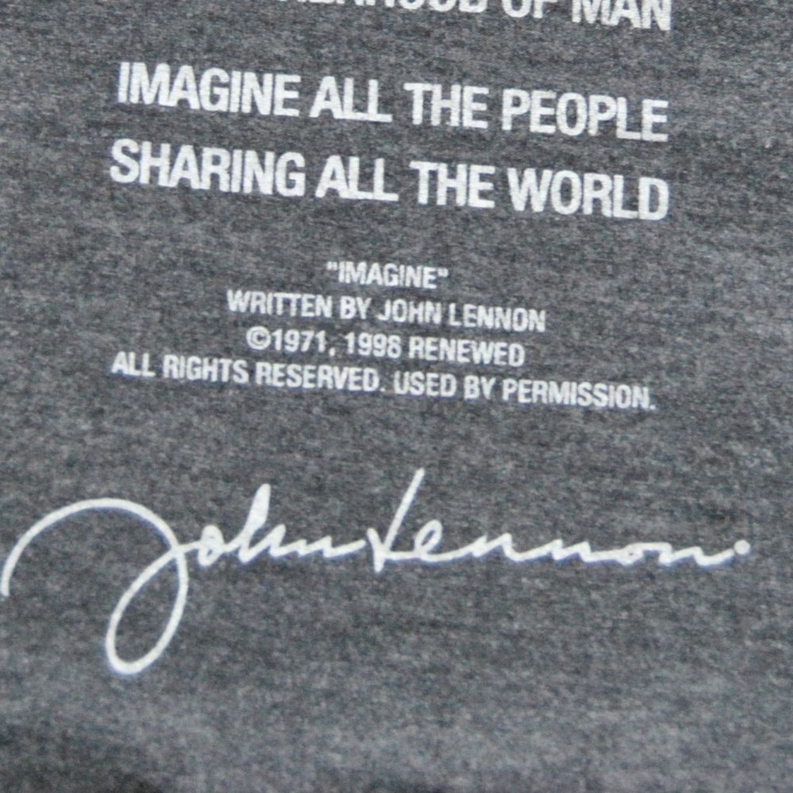 Hard Rock Cafe Hard Rock Café Lyric Culture John Lennon Imagine Shirt Size US M / EU 48-50 / 2 - 6 Thumbnail