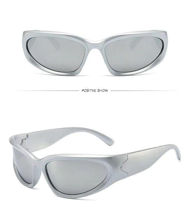 Other y2k fashionable sunglasses excellent quality /swaggy vibe Size ONE SIZE - 2 Thumbnail