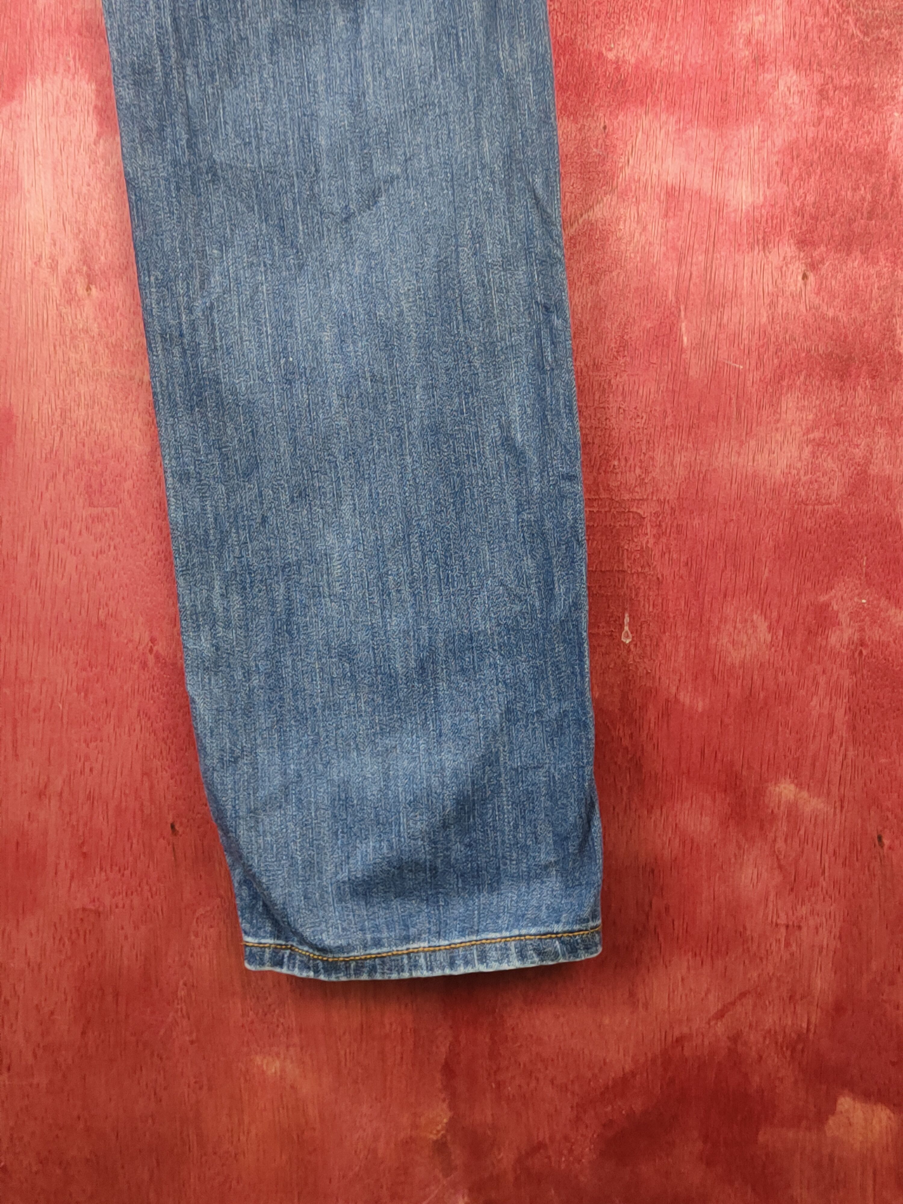 Calvin Klein Calvin Klein Blue Faded Distressed Ripped Jeans #S1772 Size 26" / US 2 / IT 38 - 12 Thumbnail