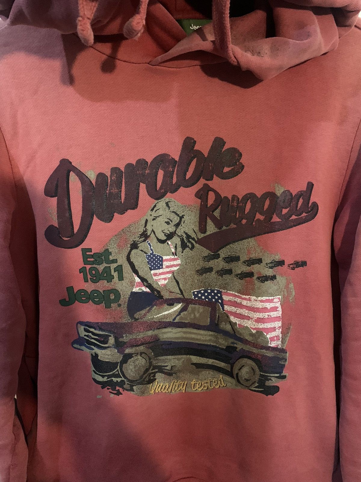 Hysteric Glamour × Jeep × Vintage Vintage Jeep 70s Distressed Faded Cut Hoodie Size US S / EU 44-46 / 1 - 7 Thumbnail