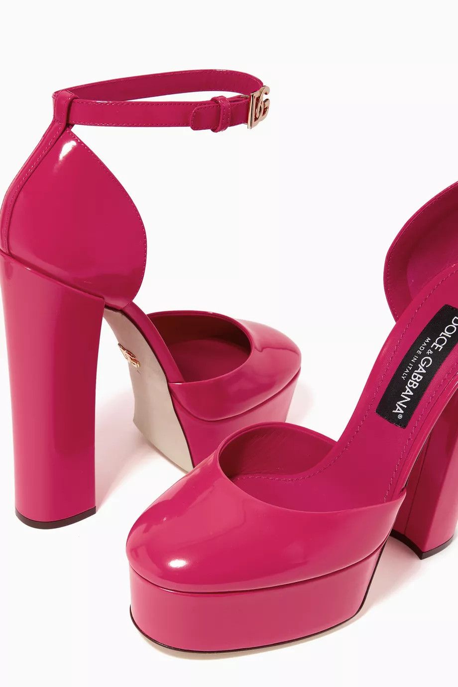 Dolce & Gabbana o1y0925 Ankle Strap Pumps in Fuchsia Size US 8.5 / IT 38.5 - 3 Thumbnail