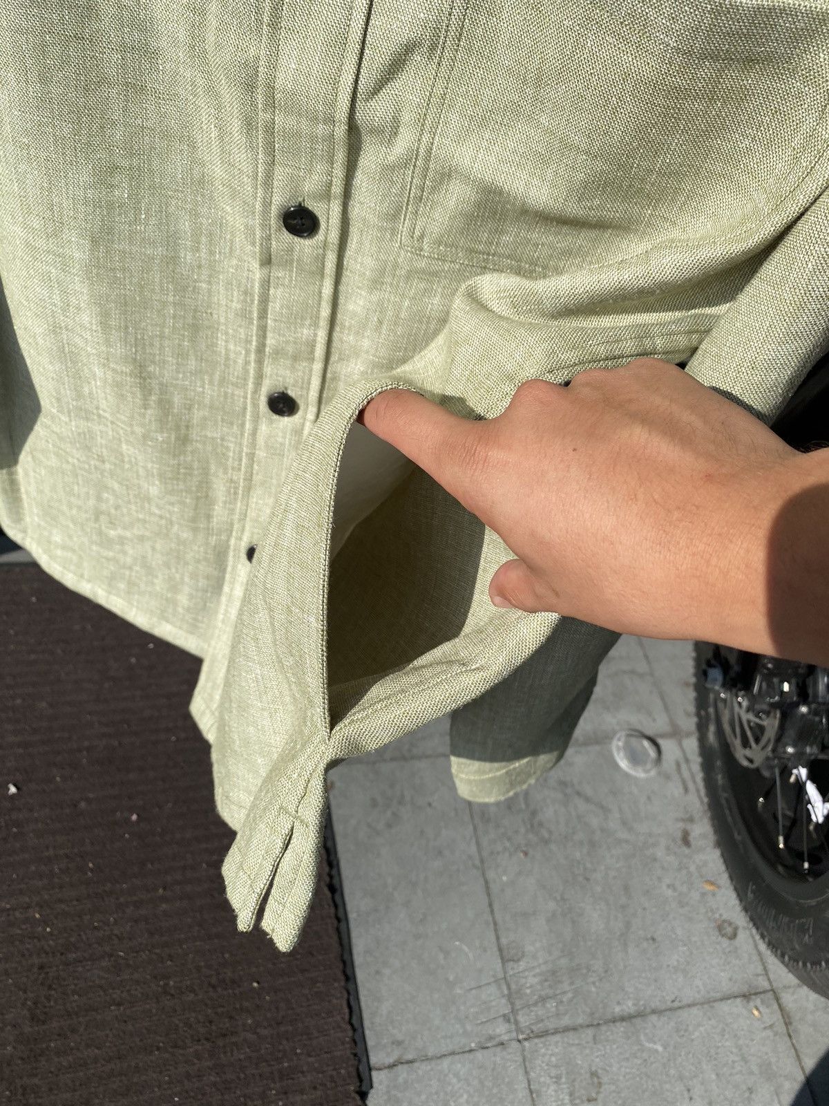 Theory Theory Green Button Up Light Jacket Size US L / EU 52-54 / 3 - 5 Thumbnail