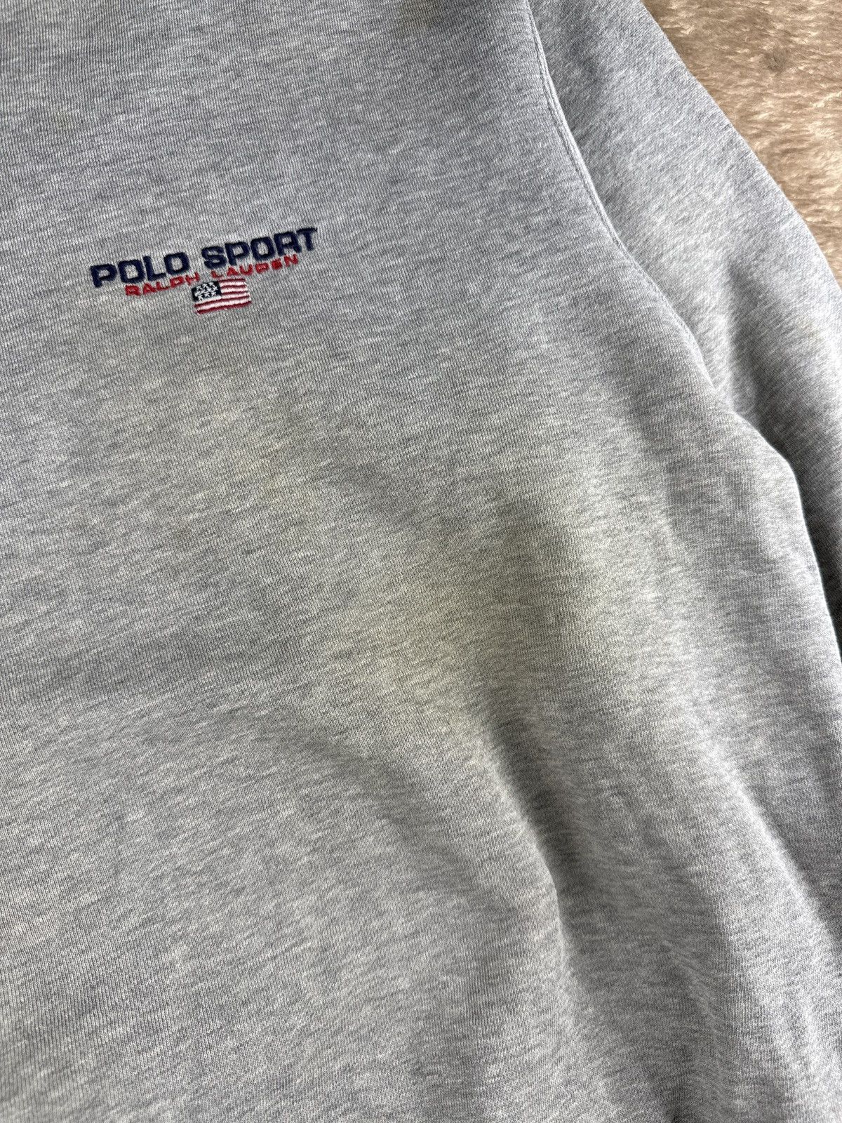 Polo Ralph Lauren Vtg Polo Sport Ralph Lauren Crew Distressed Style 90s Rare Size US M / EU 48-50 / 2 - 6 Thumbnail