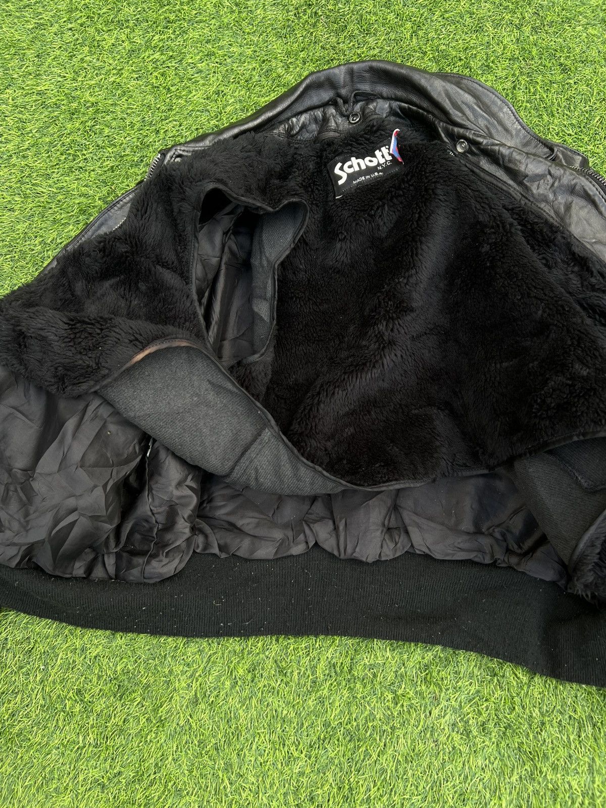 Schott VINTAGE SCHOTT NYC 184SM NAKED COWHIDE A-2 FLIGHT JACKET- M Size US M / EU 48-50 / 2 - 19 Thumbnail