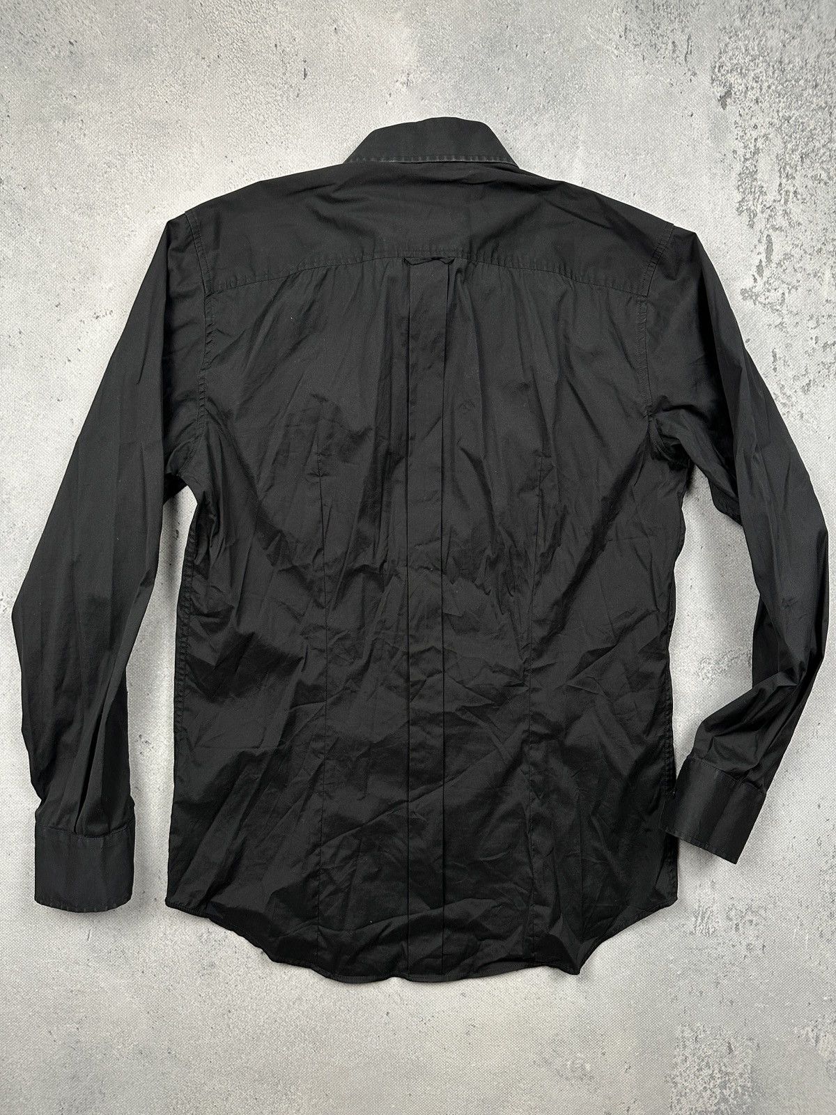Dolce & Gabbana Dolce And Gabbana D&G George Black Button Up Shirt Slim Fit Size US L / EU 52-54 / 3 - 6 Thumbnail