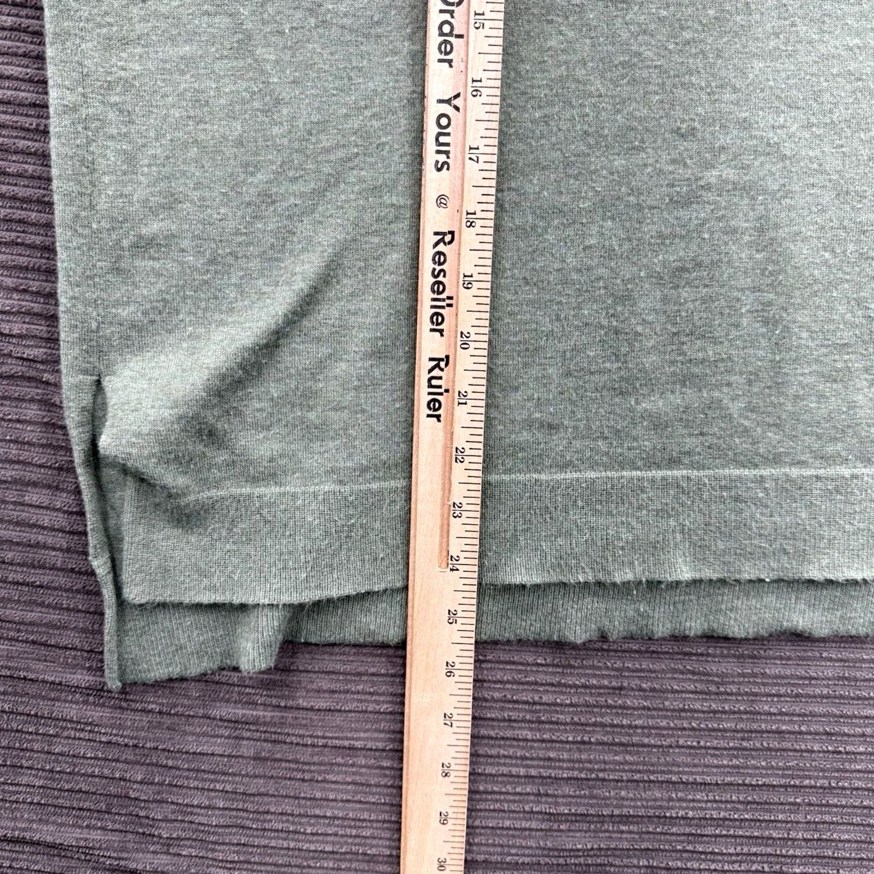 Ralph Lauren Ralph Lauren Polo Sweater Women M Green Viscoe V-Neck Oversized Preppy Logo Embroidered Pullover Shirt Size M / US 6-8 / IT 42-44 - 5 Thumbnail
