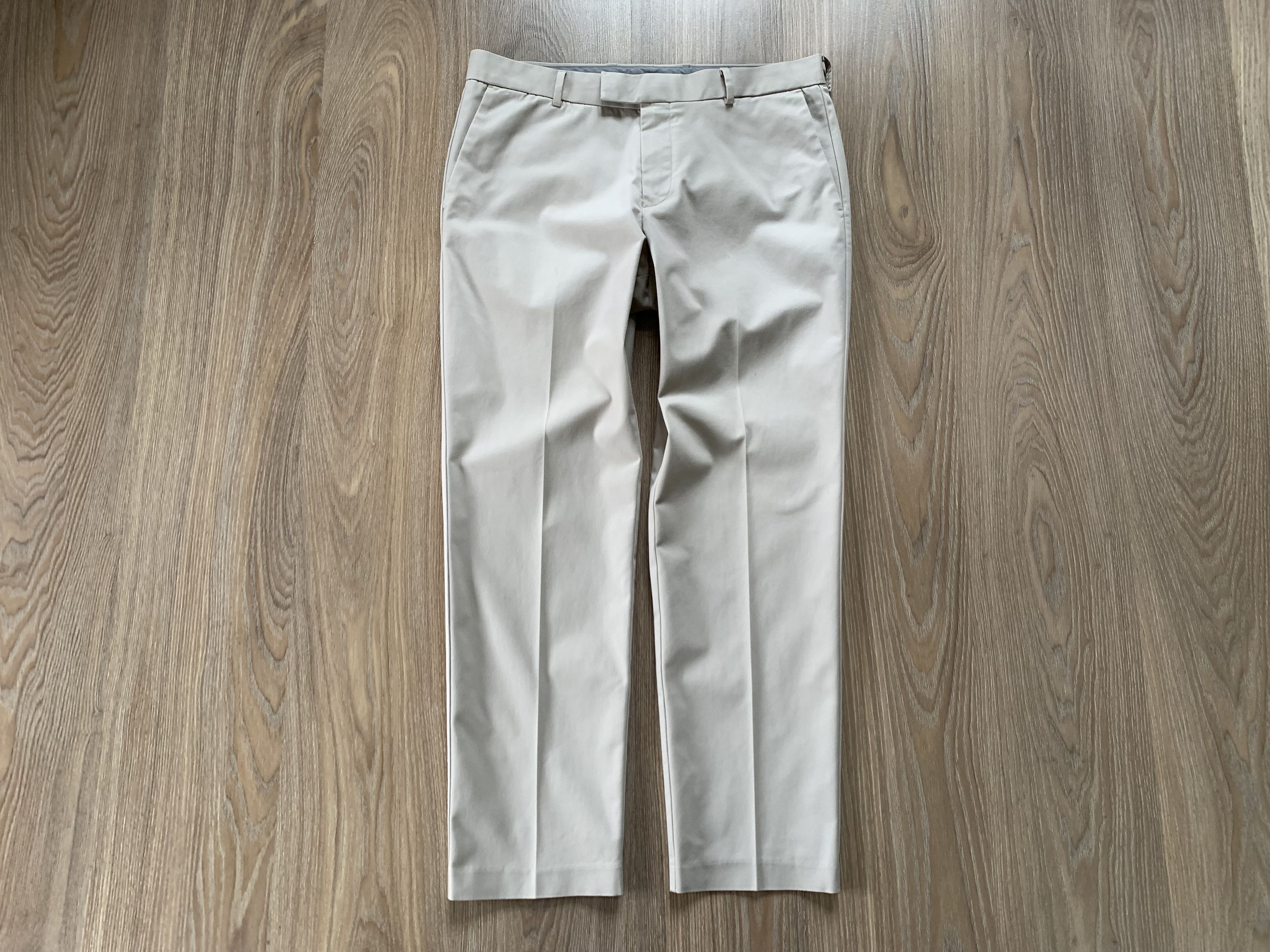Charles Tyrwhitt × Designer Charles Tyrwhitt Slim Fit Non Iron Trousers Chino Pants Size US 34 / EU 50 - 2 Thumbnail