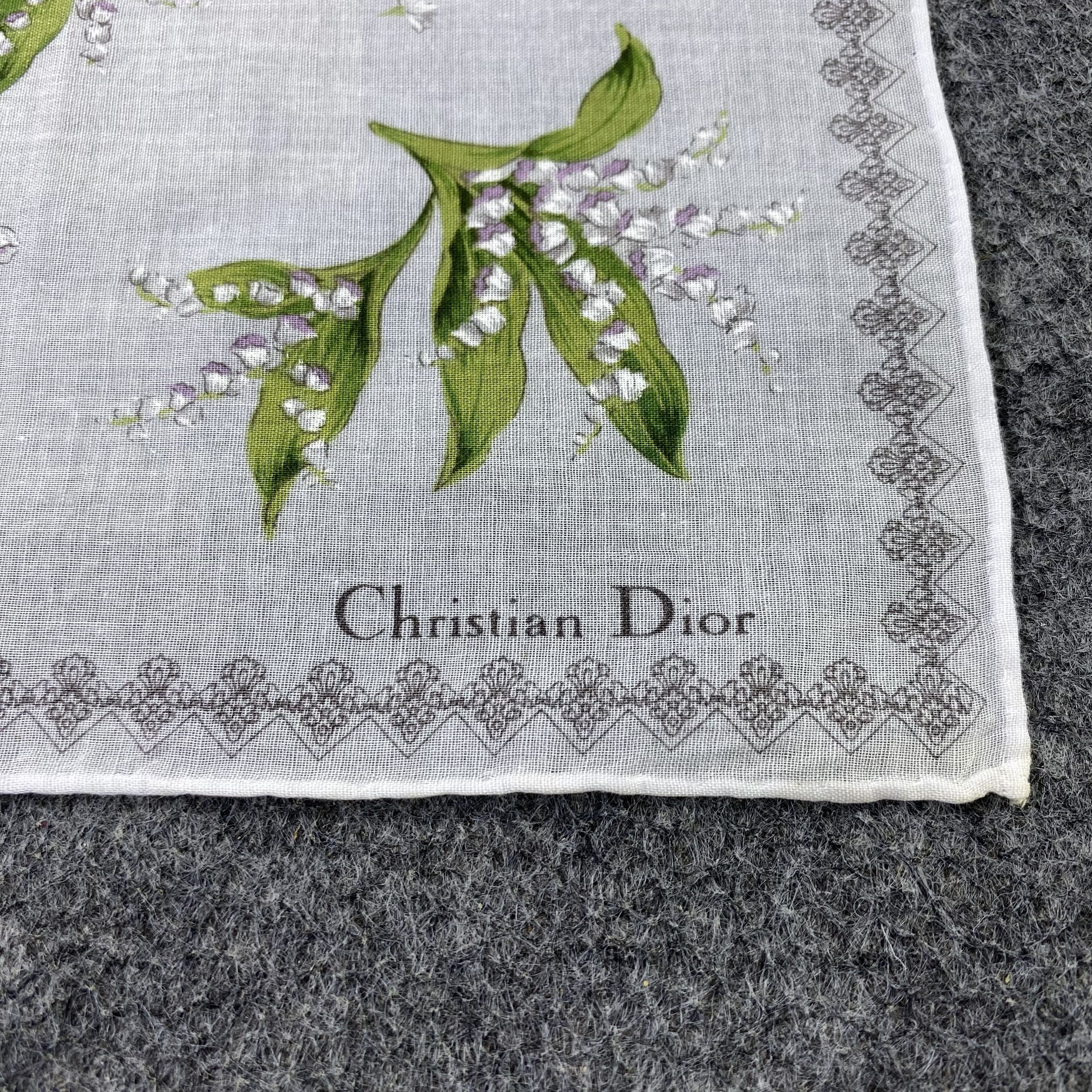 Japanese Brand Christian Dior Handkerchief / Bandana / Neckerchief-B2358 Size ONE SIZE - 7 Thumbnail