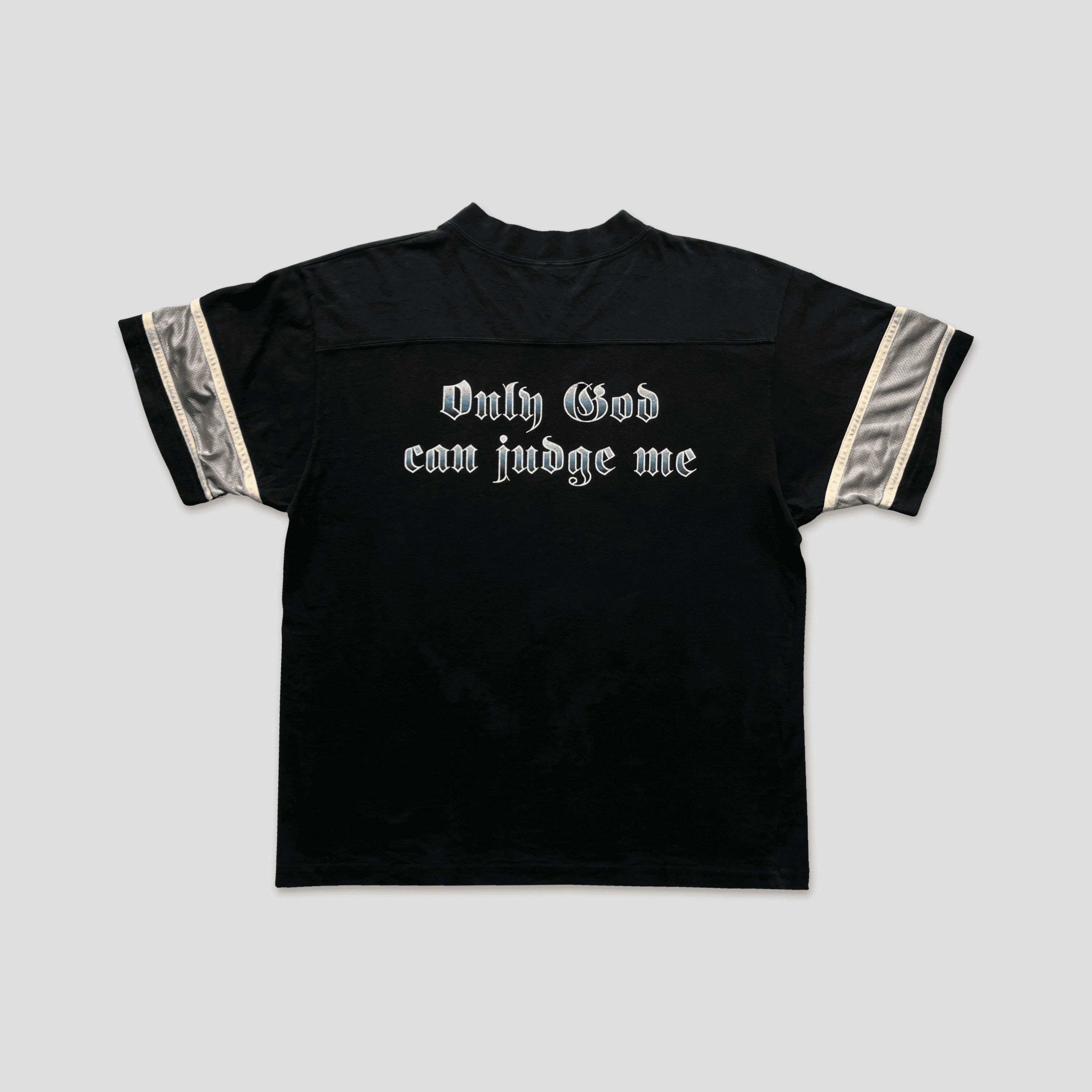 Rap Tees Vintage 2001 2pac Only God Can Judge Me Jersey Size US XL / EU 56 / 4 - 4 Thumbnail