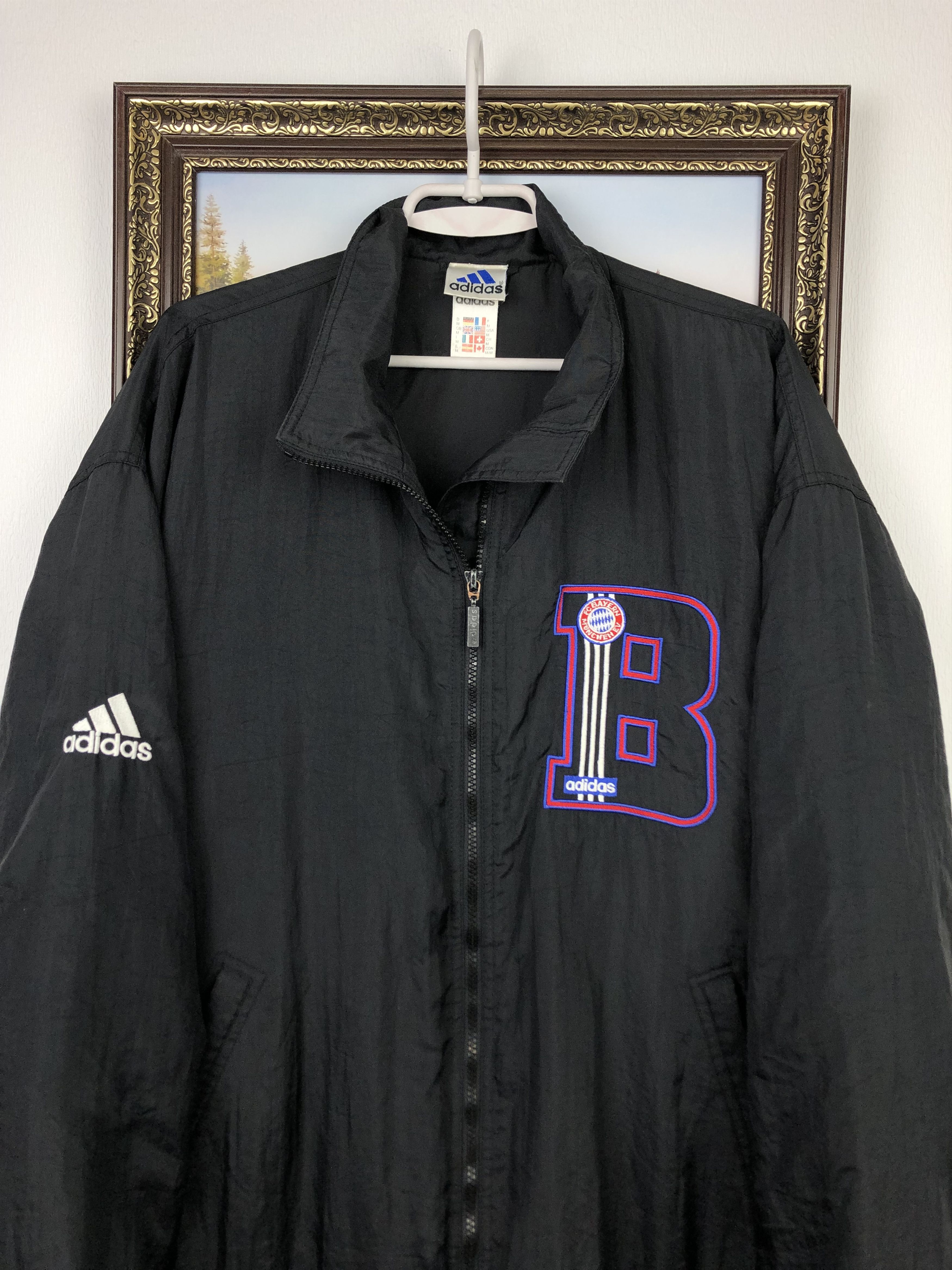 Adidas Vintage Adidas Bayer Munich Jacket Soccer Windbreaker Size US M / EU 48-50 / 2 - 4 Thumbnail