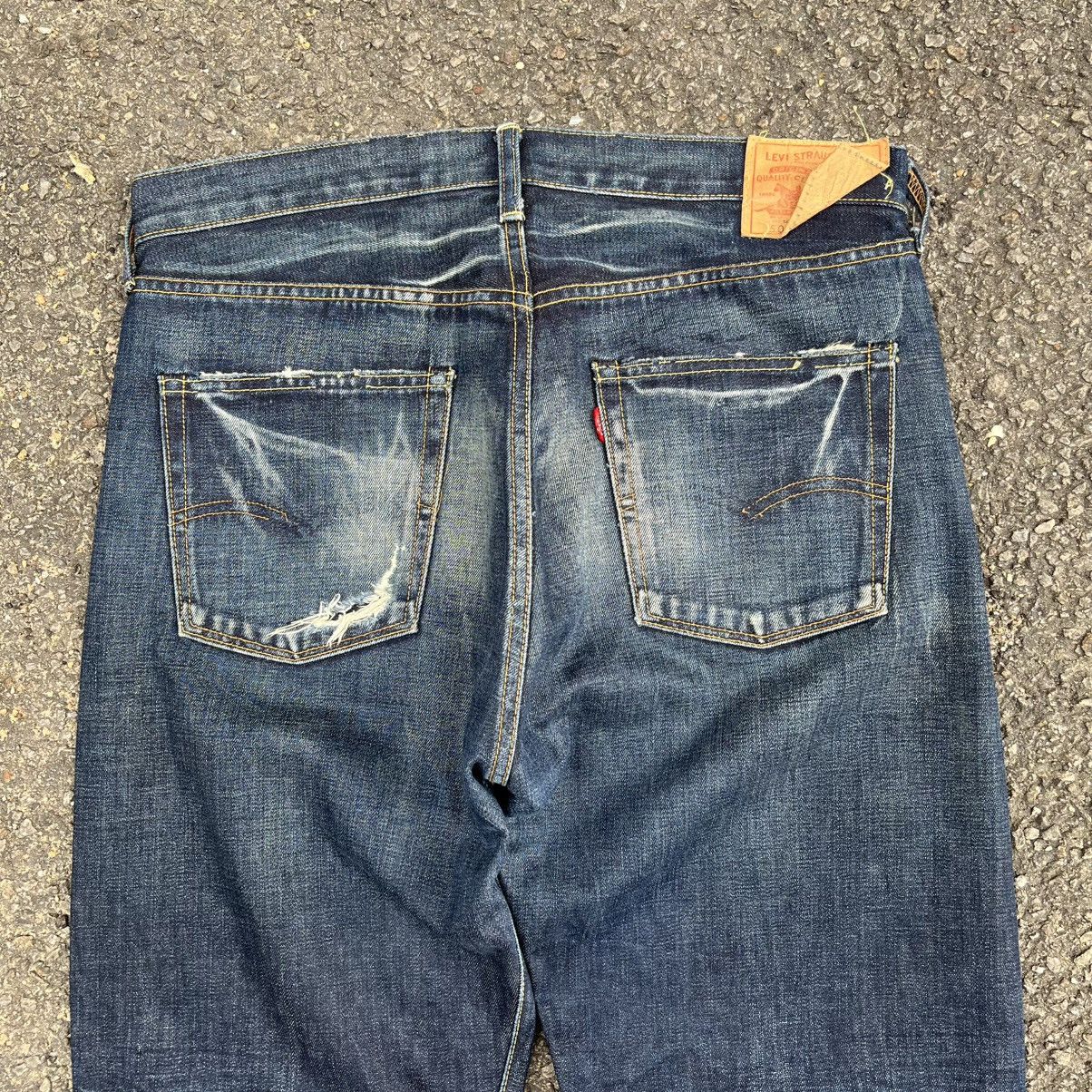 Levi's Vintage Clothing Levis LVC 501XX 66501 Big E Japan Selvedge Red Line Denim Size US 35 - 14 Thumbnail