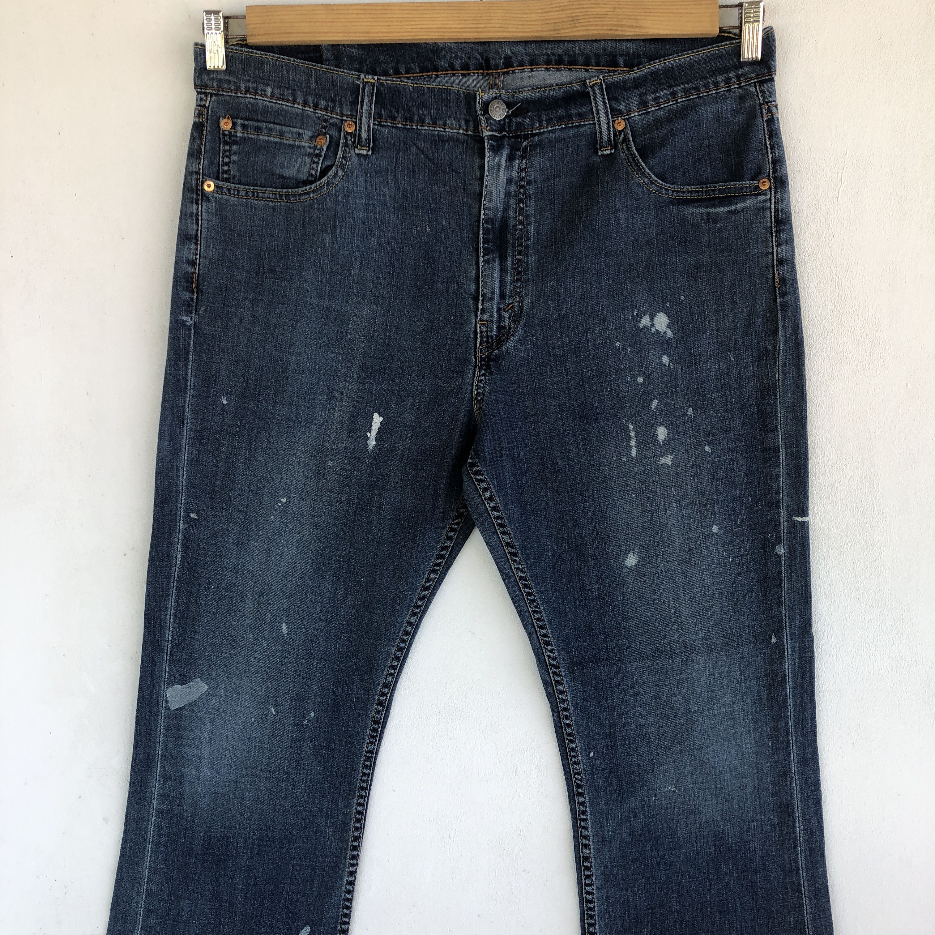 Levi's Vintage Painter Levis 527 Boot Cut Jeans Flare Levi's Denim Size US 38 / EU 54 - 3 Thumbnail