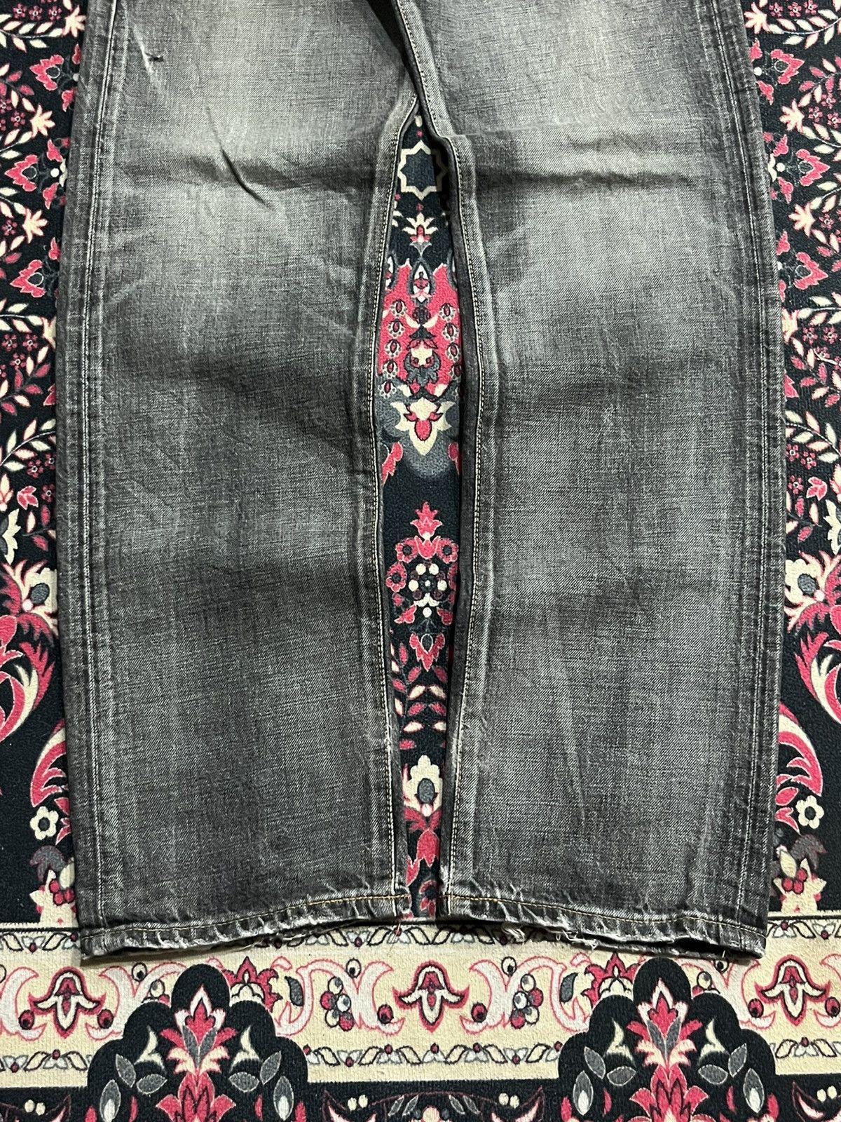 Edwin Vintage Japan Edwin 503 Sulpher Faded Washed Straight Jeans Size US 28 / EU 44 - 10 Thumbnail