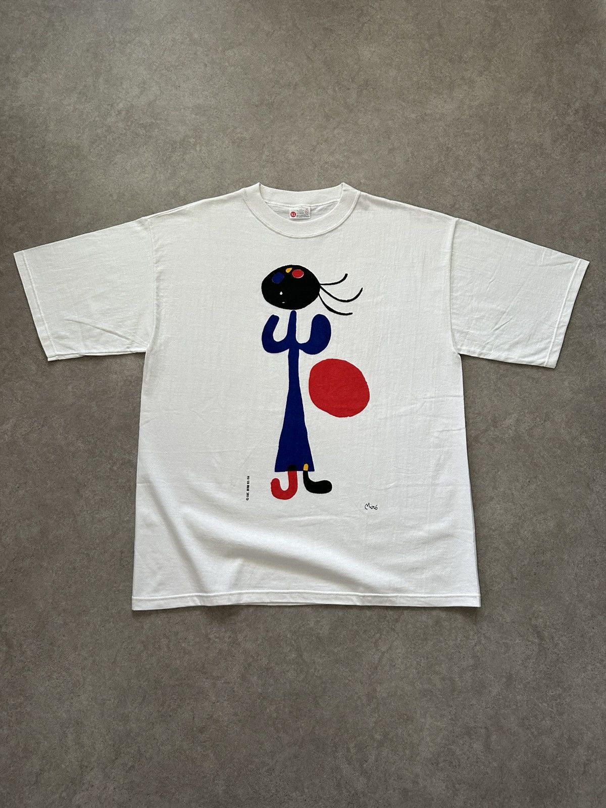 Vintage Vintage Joan Miro Art Shirt 90’s Obscure Graphic Tee Size US XL / EU 56 / 4 - 1 Thumbnail