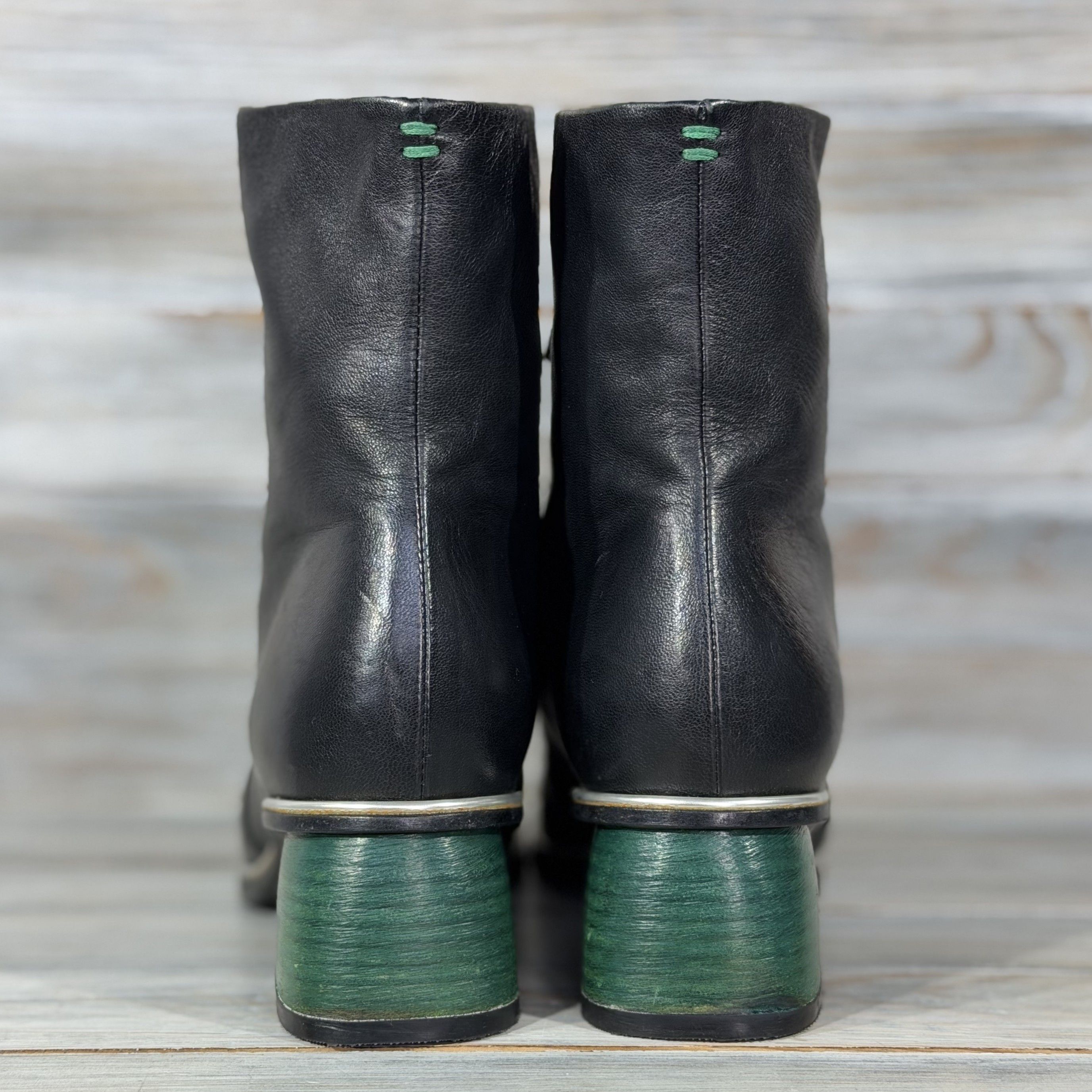 Halmanera HALMANERA Heels Leather Boots Handmade In Italy Luxury Brand Size US 8 / IT 38 - 6 Thumbnail