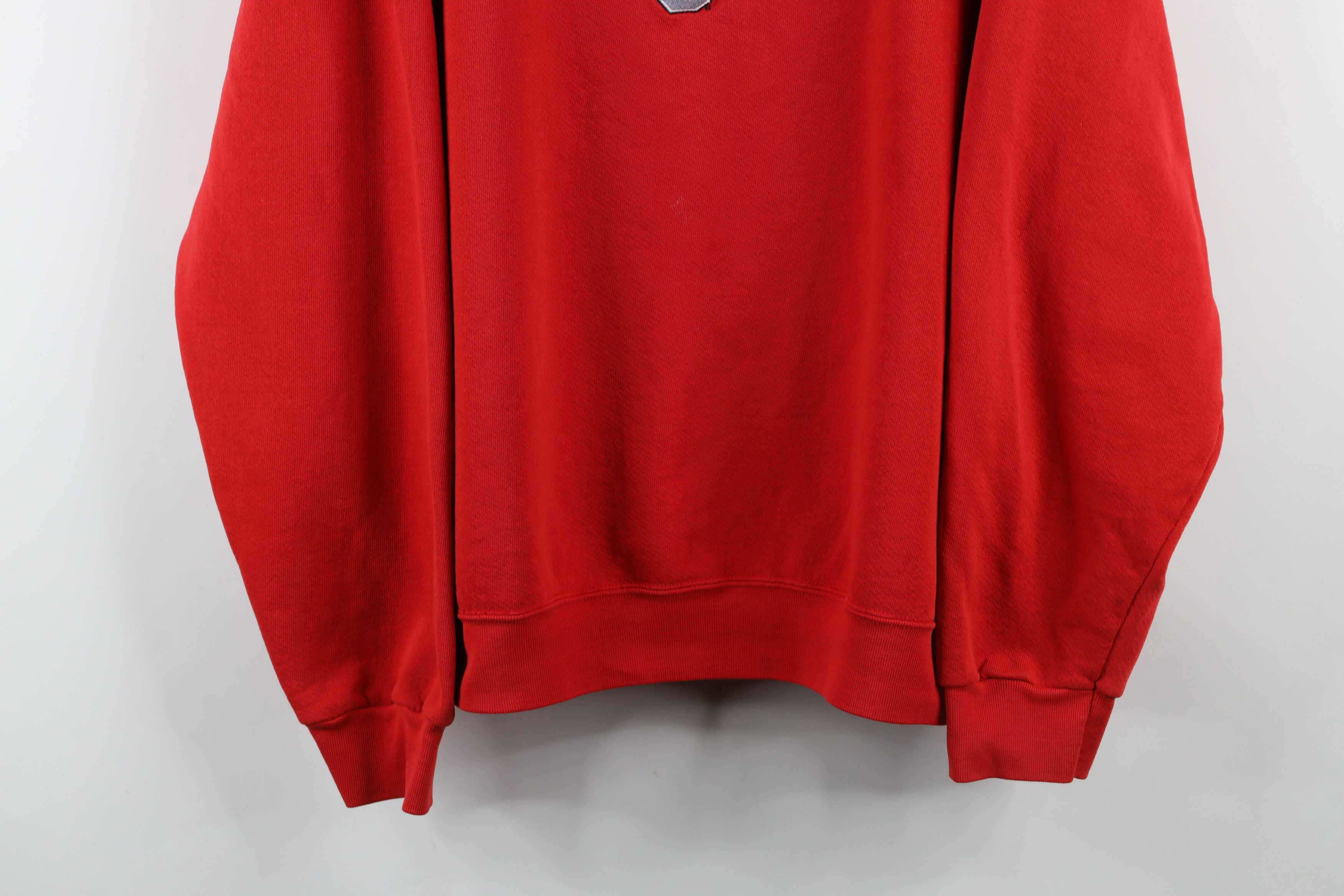 Vintage Vintage 90s Boxy Fit Ohio State University Sweatshirt Red Size 3XL / US 20-22 - 3 Thumbnail