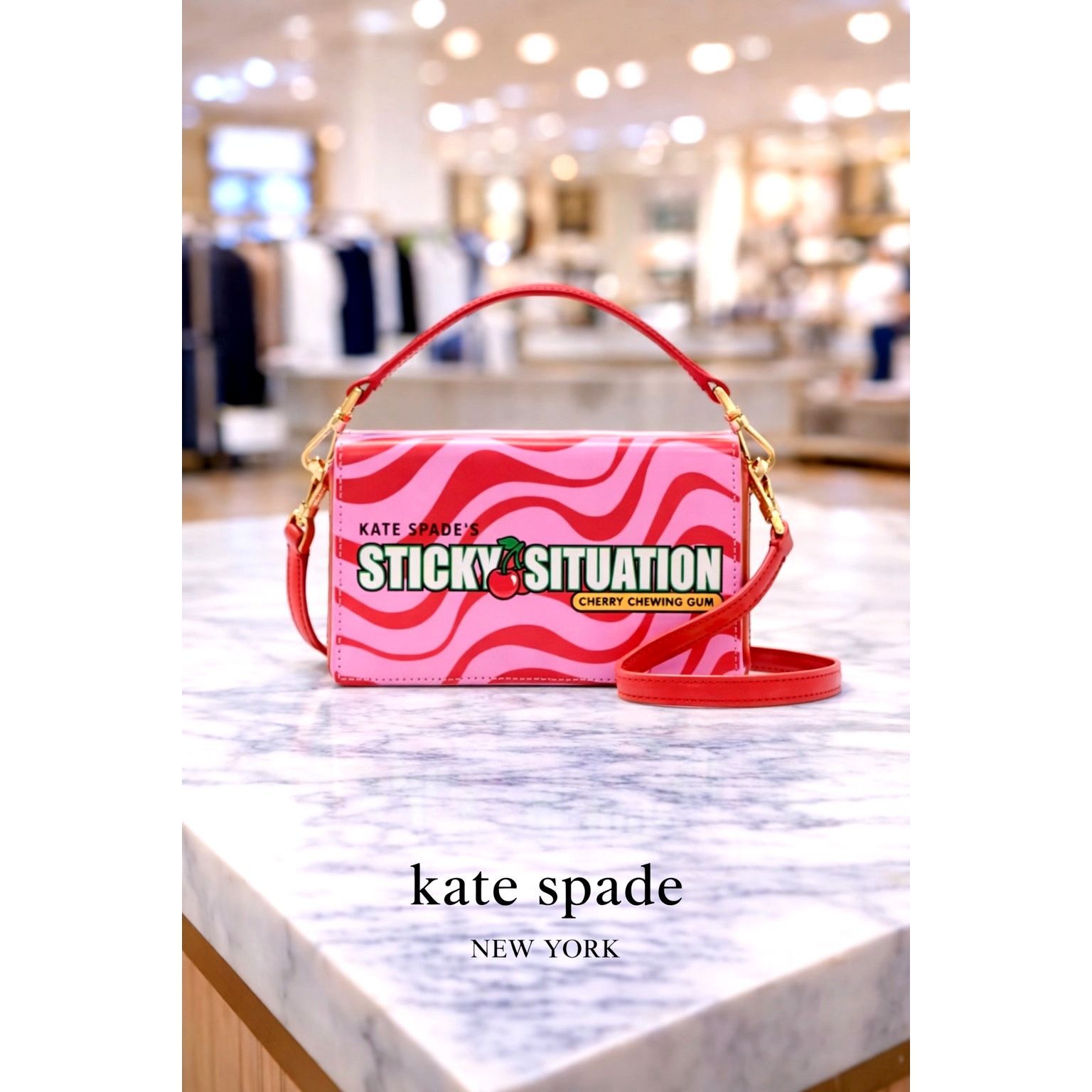 Kate Spade Kate Spade Bubble Gum 3D Crossbody Red Multi Size ONE SIZE - 1 Thumbnail