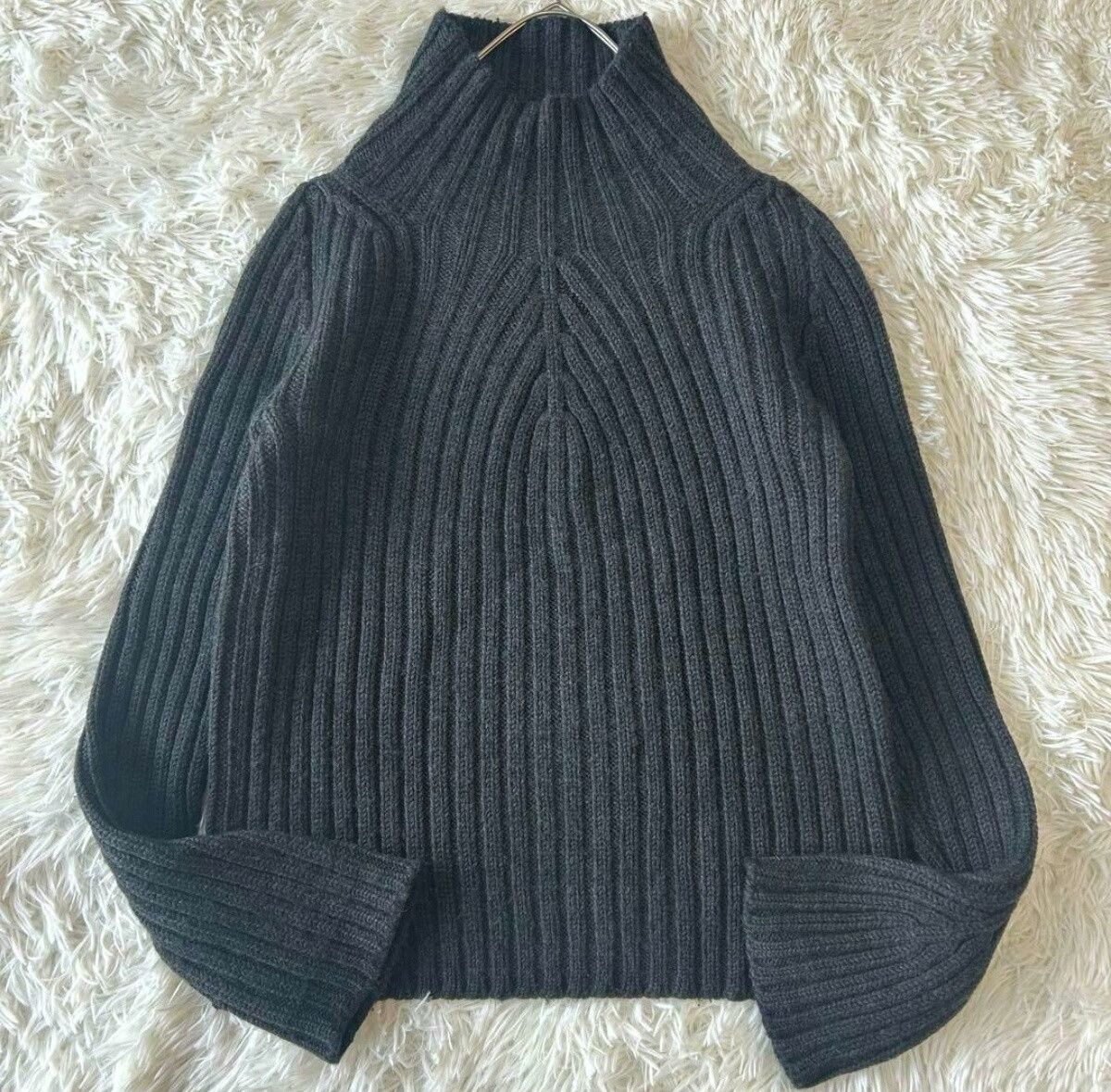 Y's Wized High Neck Knitted Sweater