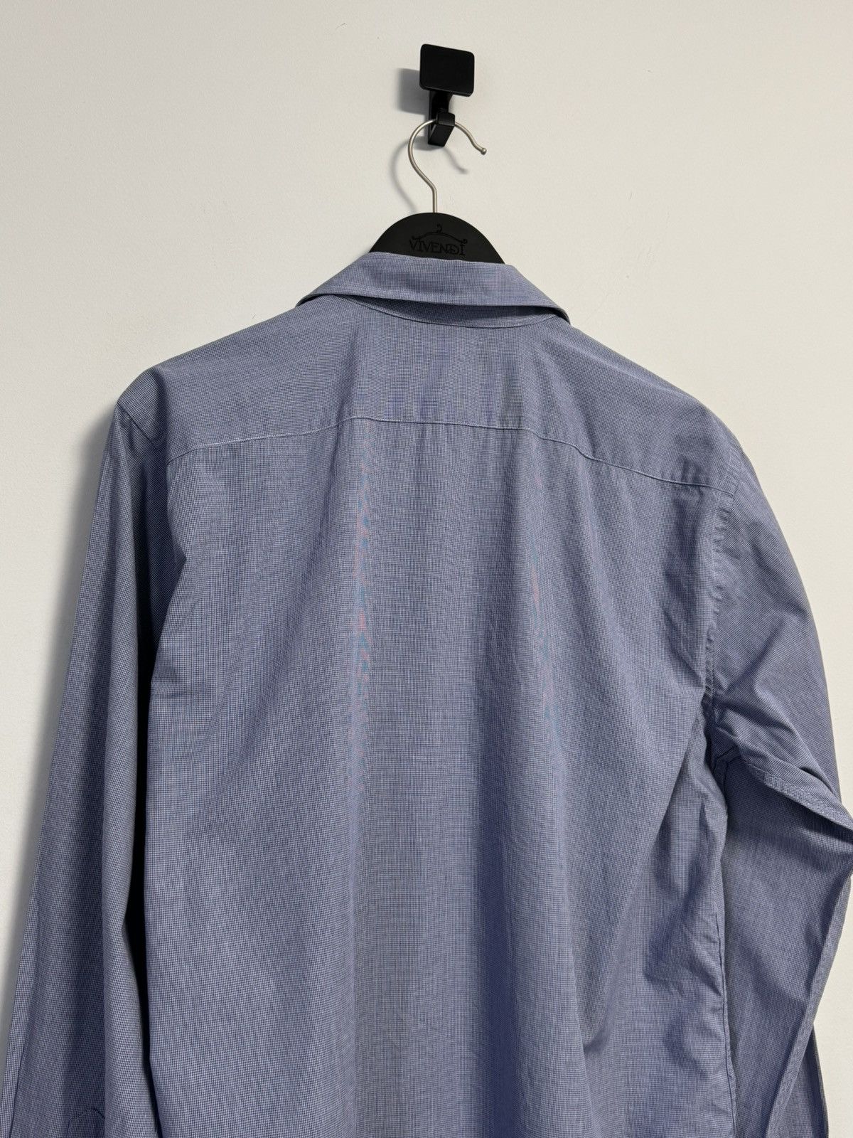Canali Canali Button Up Shirt Blue Luxury Size US L / EU 52-54 / 3 - 14 Thumbnail