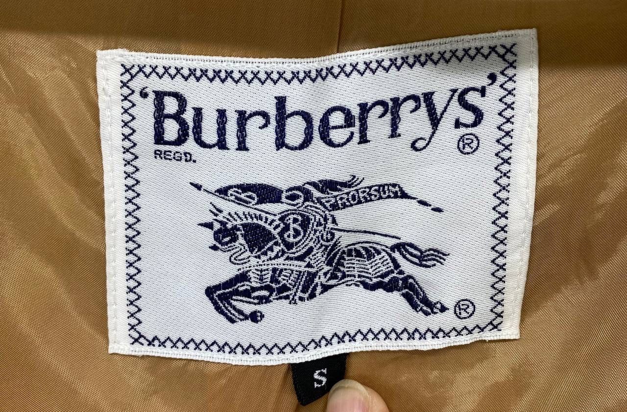 Burberry Vintage 90s Burberry Button Up Wool Jacket Size S / US 4 / IT 40 - 7 Thumbnail