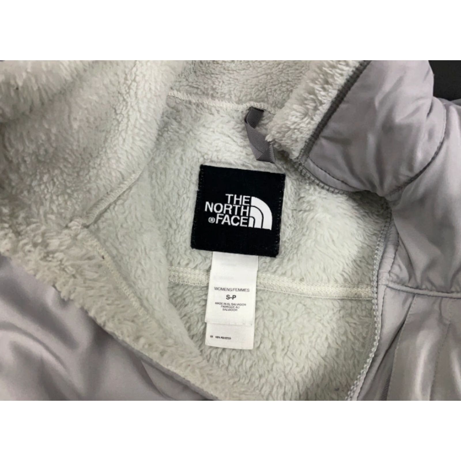 The North Face The North Face Women's Small Light Gray Full-Zip Fleece Jacket Soft Fuzzy Size S / US 4 / IT 40 - 6 Thumbnail