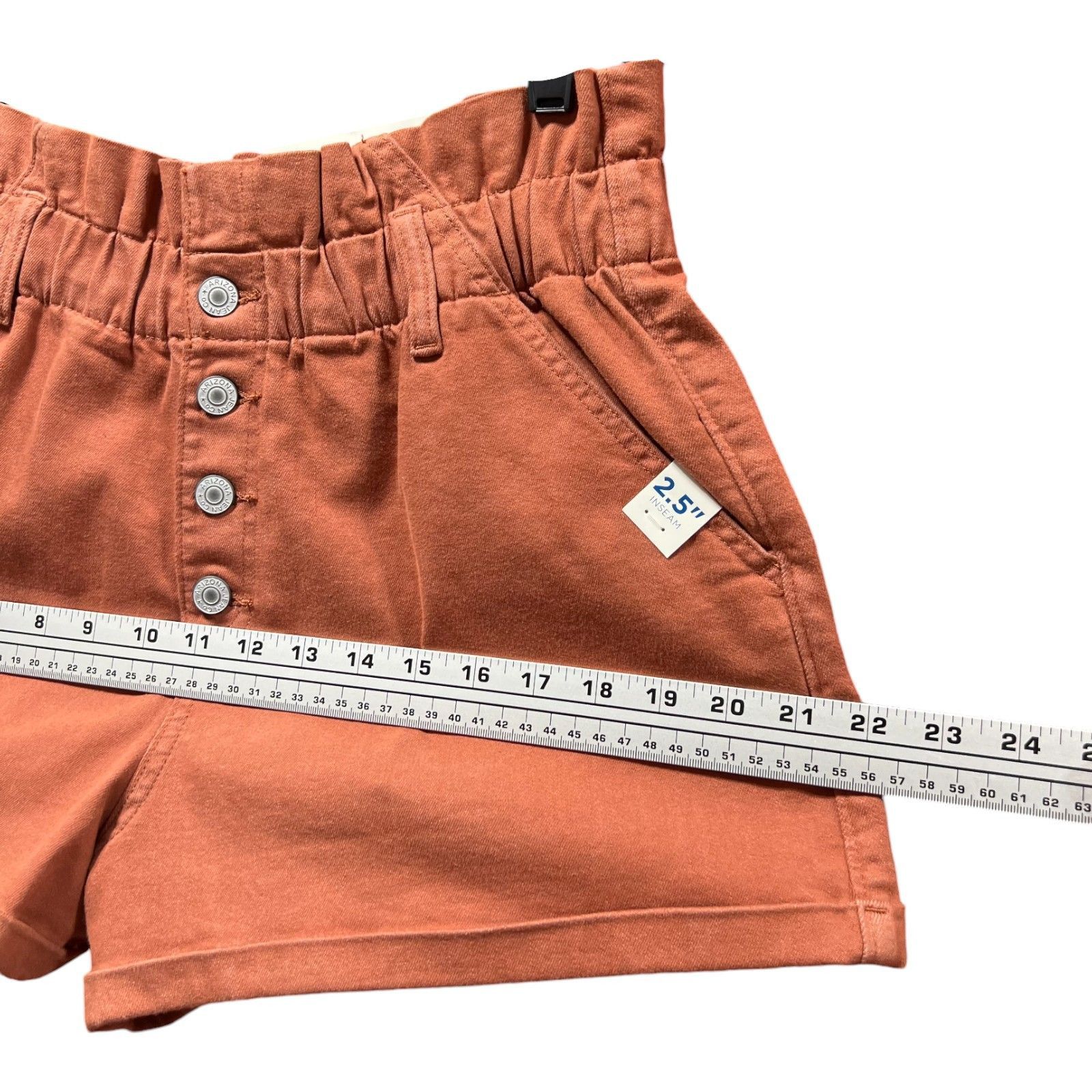 Arizona Jean Co. Arizona - Women's High Rise Denim Short - Brown - 13 Size 31" - 6 Thumbnail