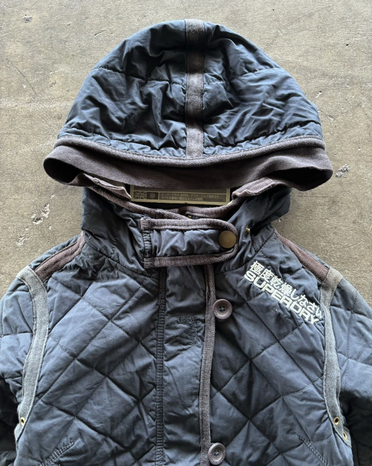 Japanese Brand Superdry Puffer Zip Up Hooded Jacket Size US M / EU 48-50 / 2 - 3 Thumbnail