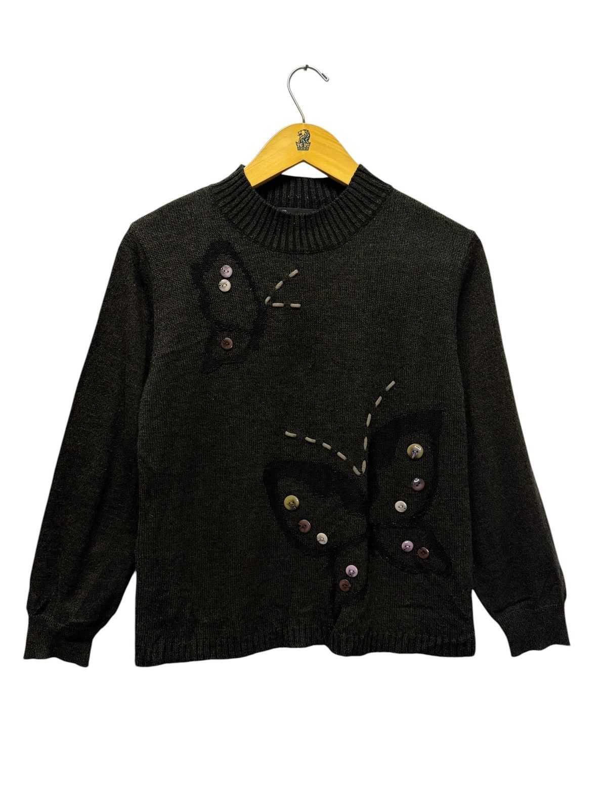 Aran Isles Knitwear Vintage Remone Crewneck Big Logo knitwear Sweater Jumper Size S / US 4 / IT 40 - 1 Thumbnail