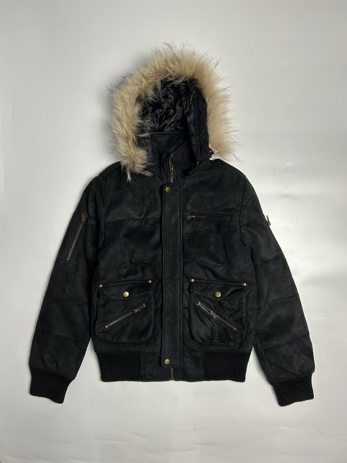 Beauty Beast × If Six Was Nine × Japanese Brand O’TO’ P FAUX FUR HOODIE SUEDED JACKET Size US S / EU 44-46 / 1 - 1 Thumbnail