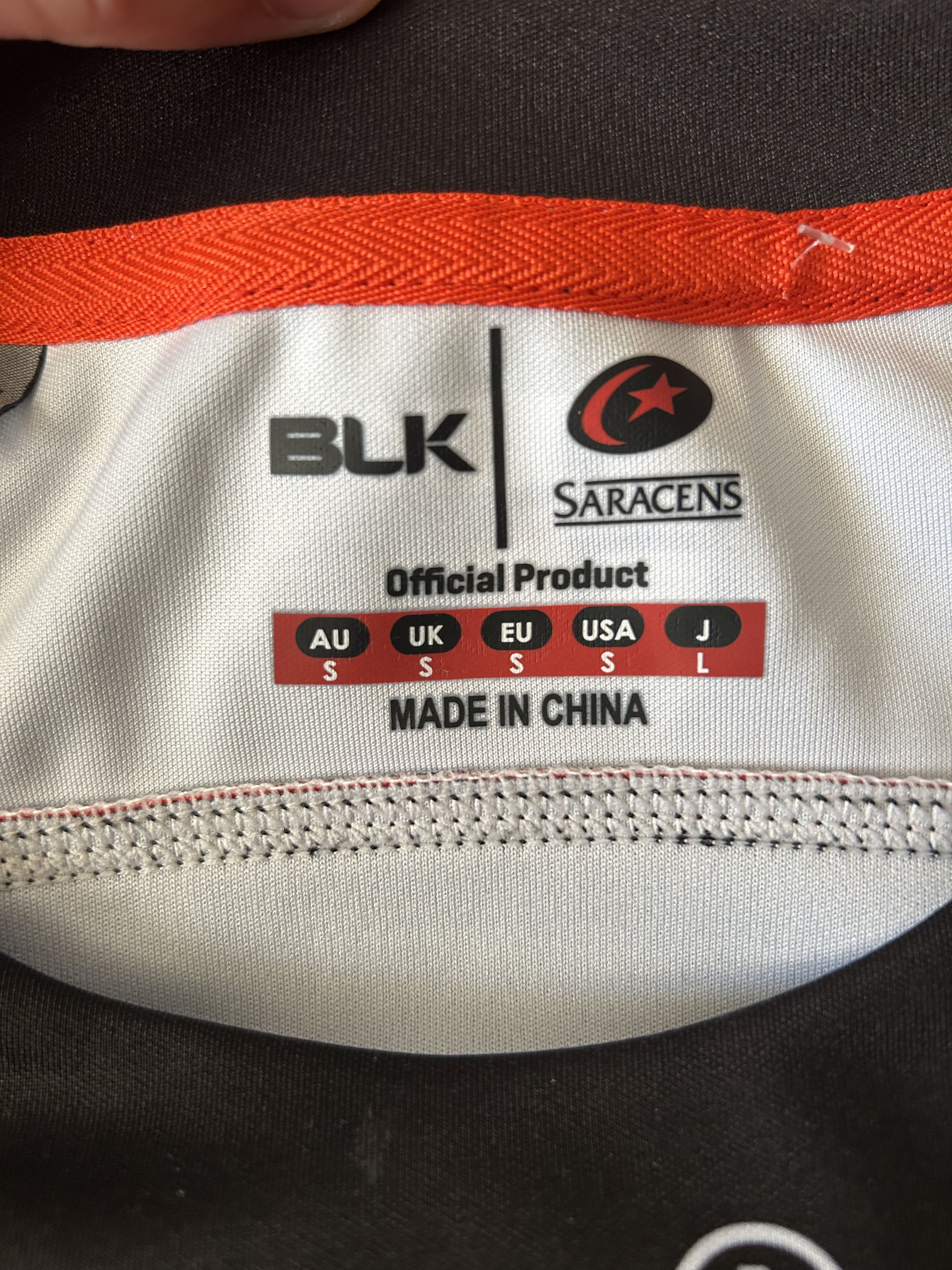 Other Rugby Jersey SARACENS FC 2016 - 2017 - Rugby Union - S - BLK Size US S / EU 44-46 / 1 - 5 Thumbnail