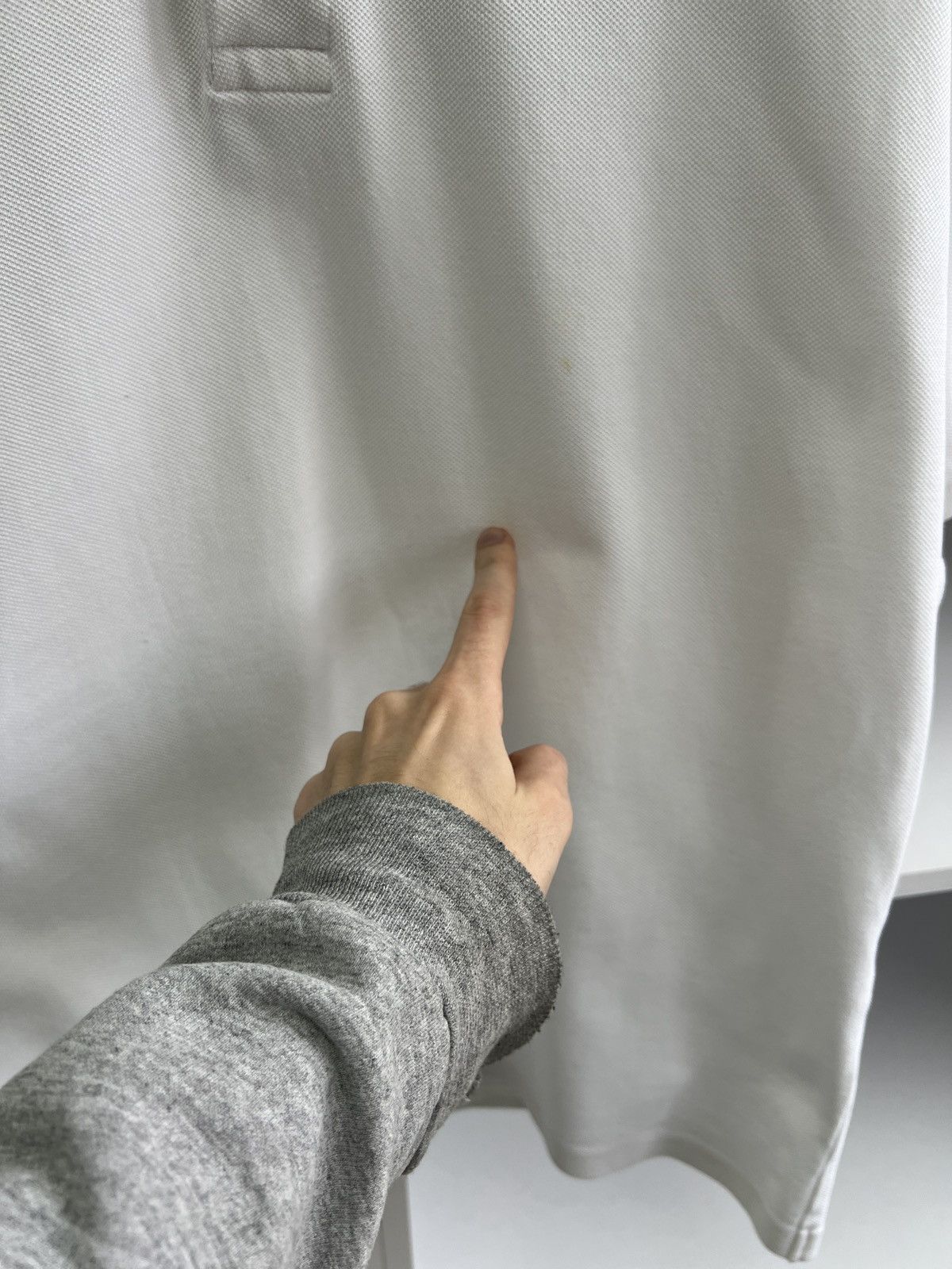 Lacoste × Vintage Vintage Lacoste White Streetwear Polo T-Shirt Size US L / EU 52-54 / 3 - 12 Thumbnail