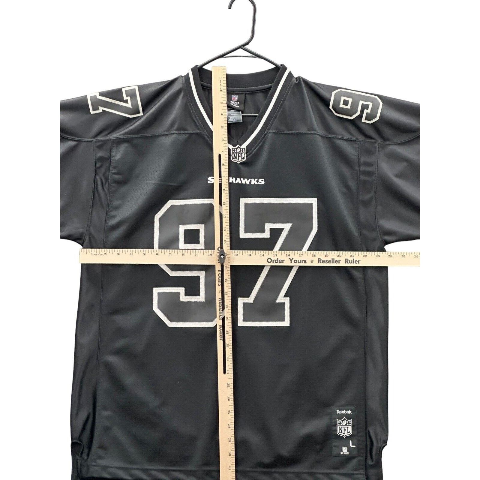 Reebok Reebok Seahawks NFL Jersey #97 Patrick KERNEY BLACK L Size US L / EU 52-54 / 3 - 4 Thumbnail