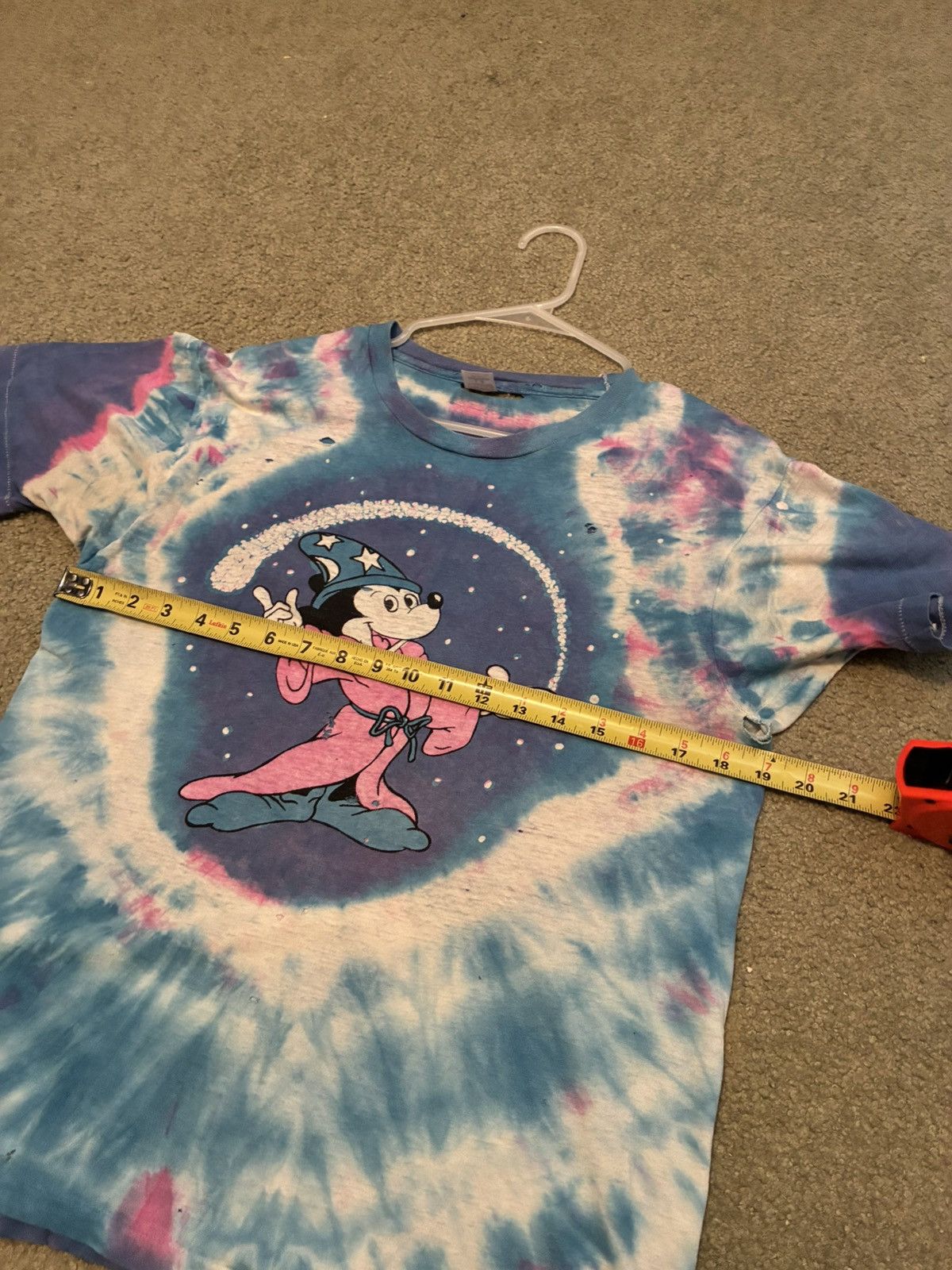Vintage Vintage 1970’s Gratefuldead fantasia Mickey lot tee Size US L / EU 52-54 / 3 - 7 Thumbnail
