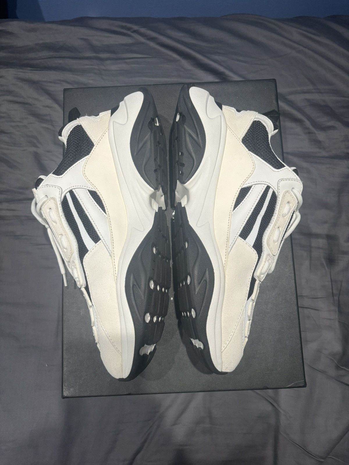 Amiri Amiri Bone Runner White Black Size US 11 / EU 44 - 4 Thumbnail