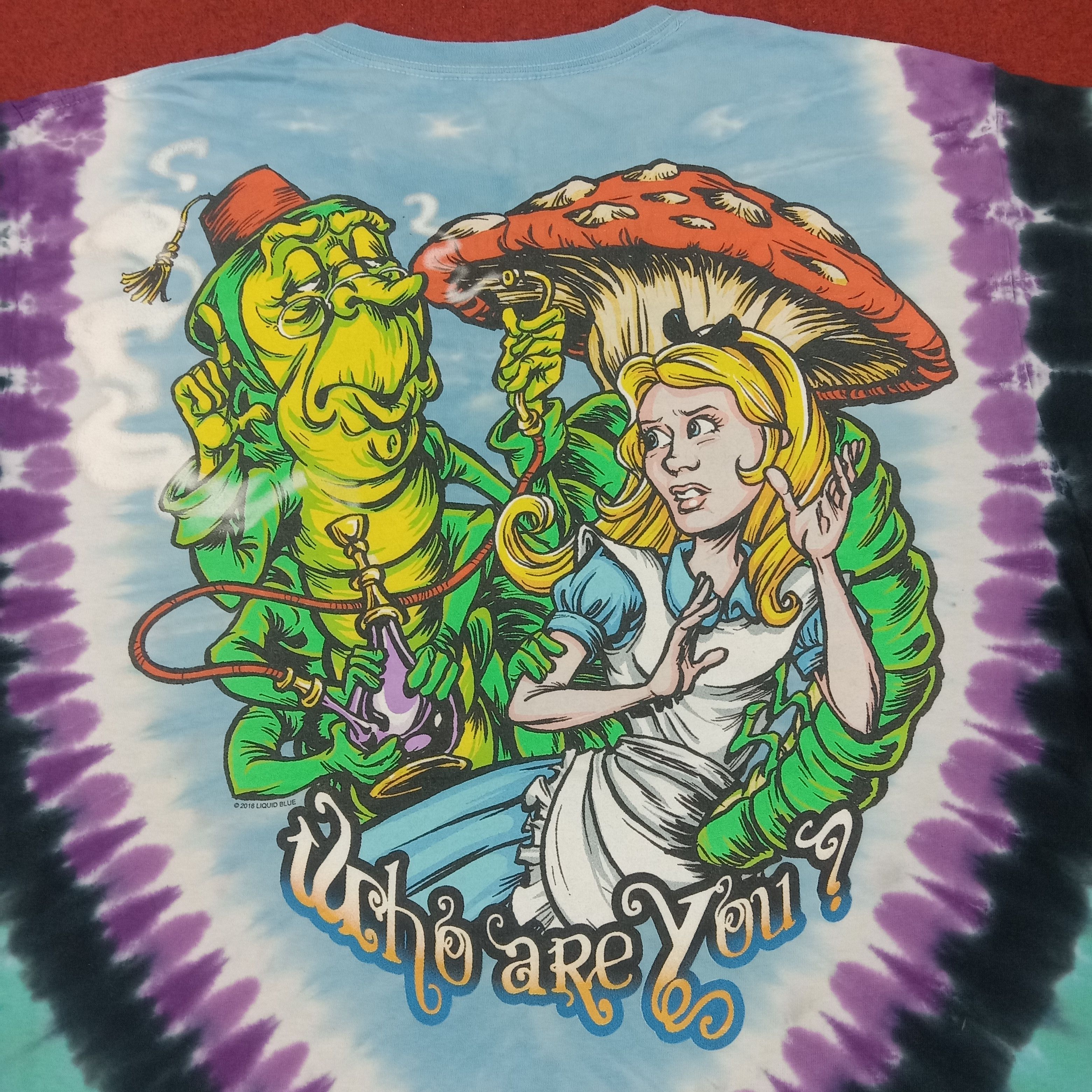 Liquid Blue Liquid Blue Tshirt Alice in Wonderland Style Streetwear Size US L / EU 52-54 / 3 - 4 Thumbnail