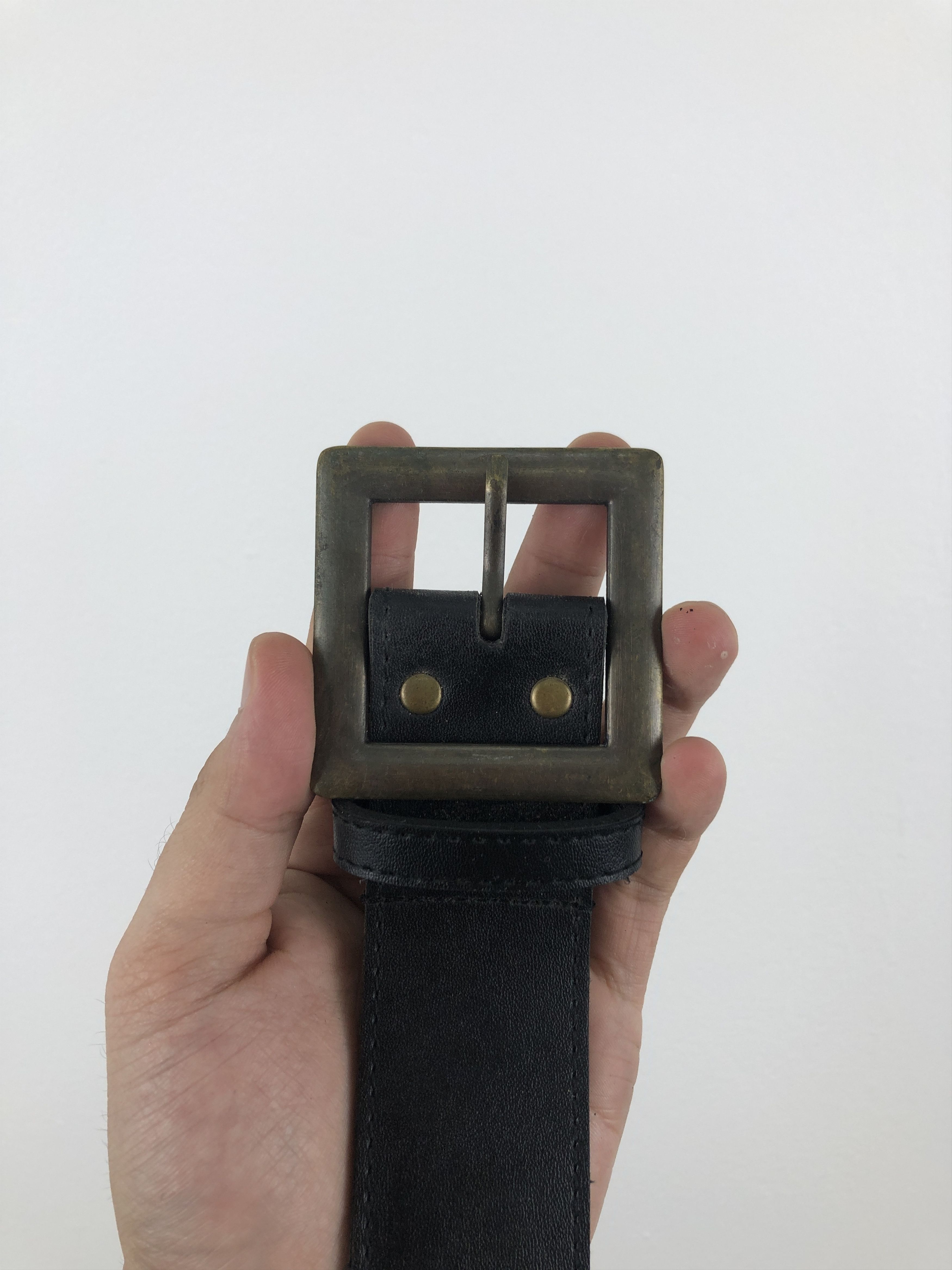 Vintage Vintage Spike Studded Leather Belt B0040 Size ONE SIZE - 2 Thumbnail