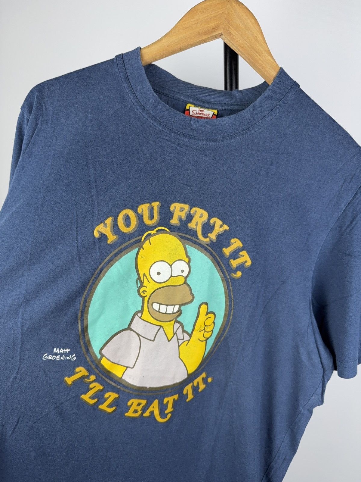The Simpsons Vintage 2010 Simpsons Homer “You Fry It, I’ll Eat It” Tee Size US L / EU 52-54 / 3 - 3 Thumbnail