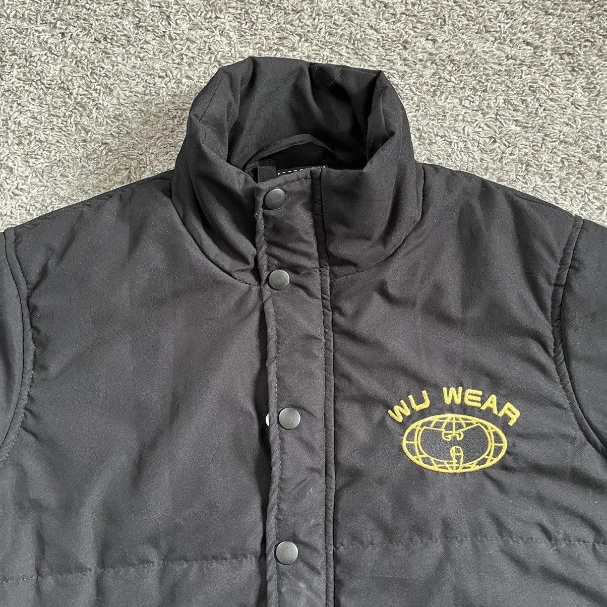 Wu-Tang Clan 🔴Wu-Wear Jacket Size Medium Wu-Tang Black Coat Rza Gza Size US M / EU 48-50 / 2 - 12 Thumbnail