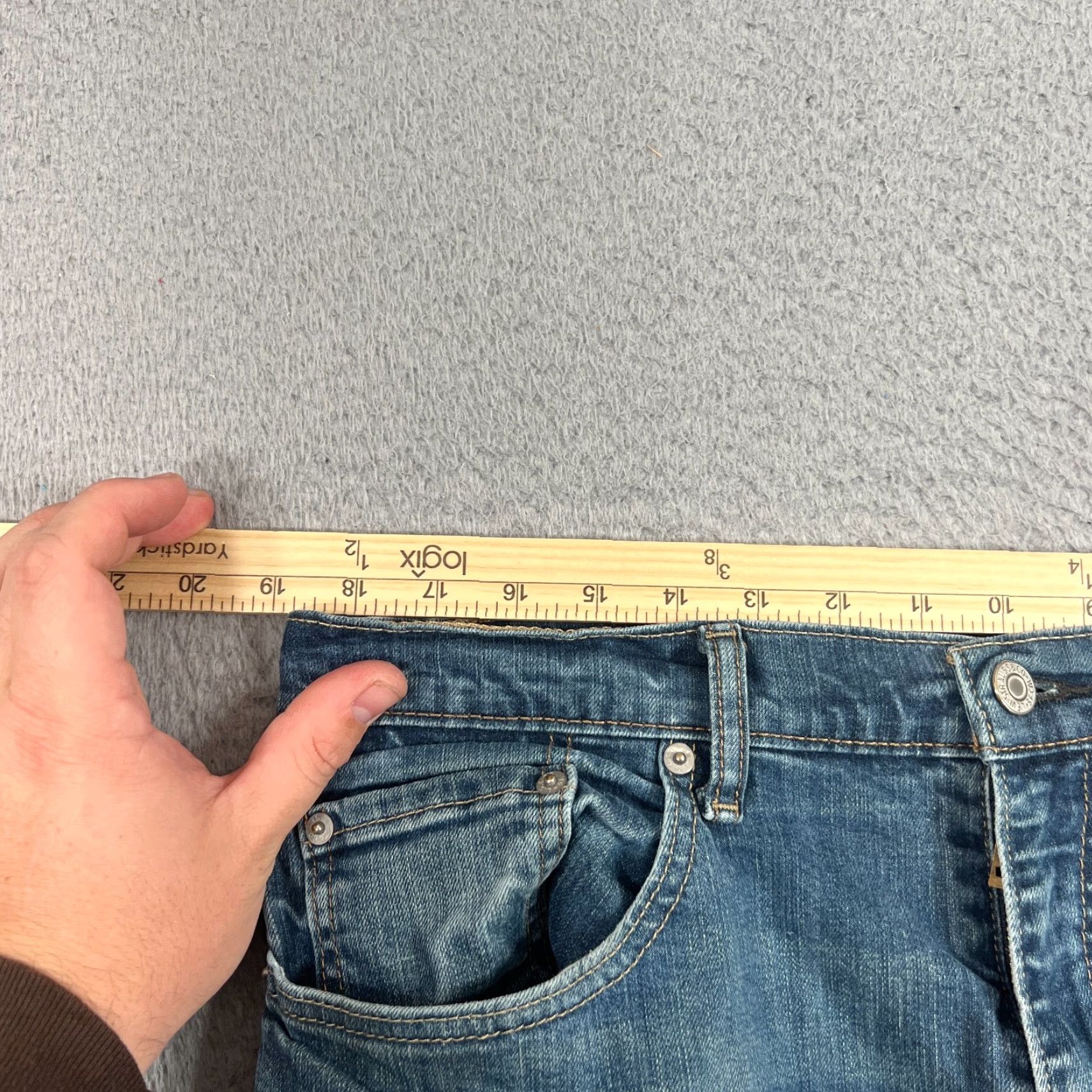 Levi's Levi's 559 Jeans Relaxed Straight 36x30 Blue Medium Denim Mens Size US 36 / EU 52 - 7 Thumbnail