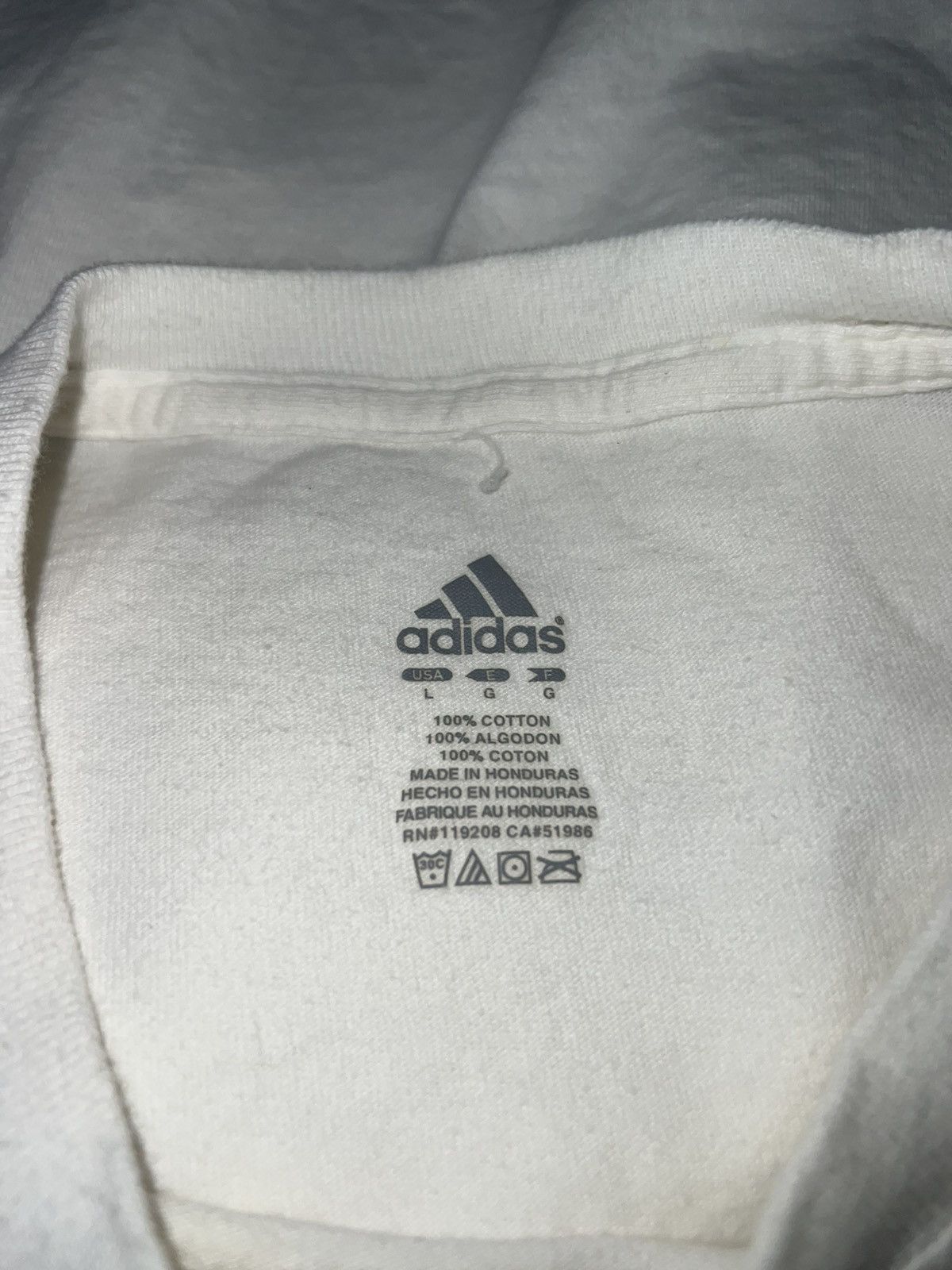 Adidas Adidas Beckham 23 White T-Shirt Size US XL / EU 56 / 4 - 6 Thumbnail