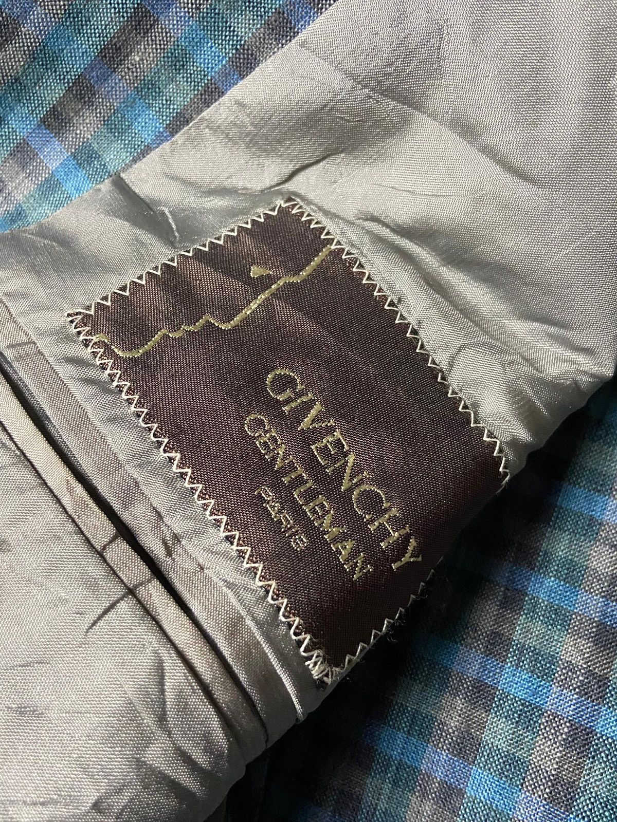 Givenchy Vintage GIVENCHY Checkered Blazer (139) Size US XXS / EU 40 - 8 Thumbnail