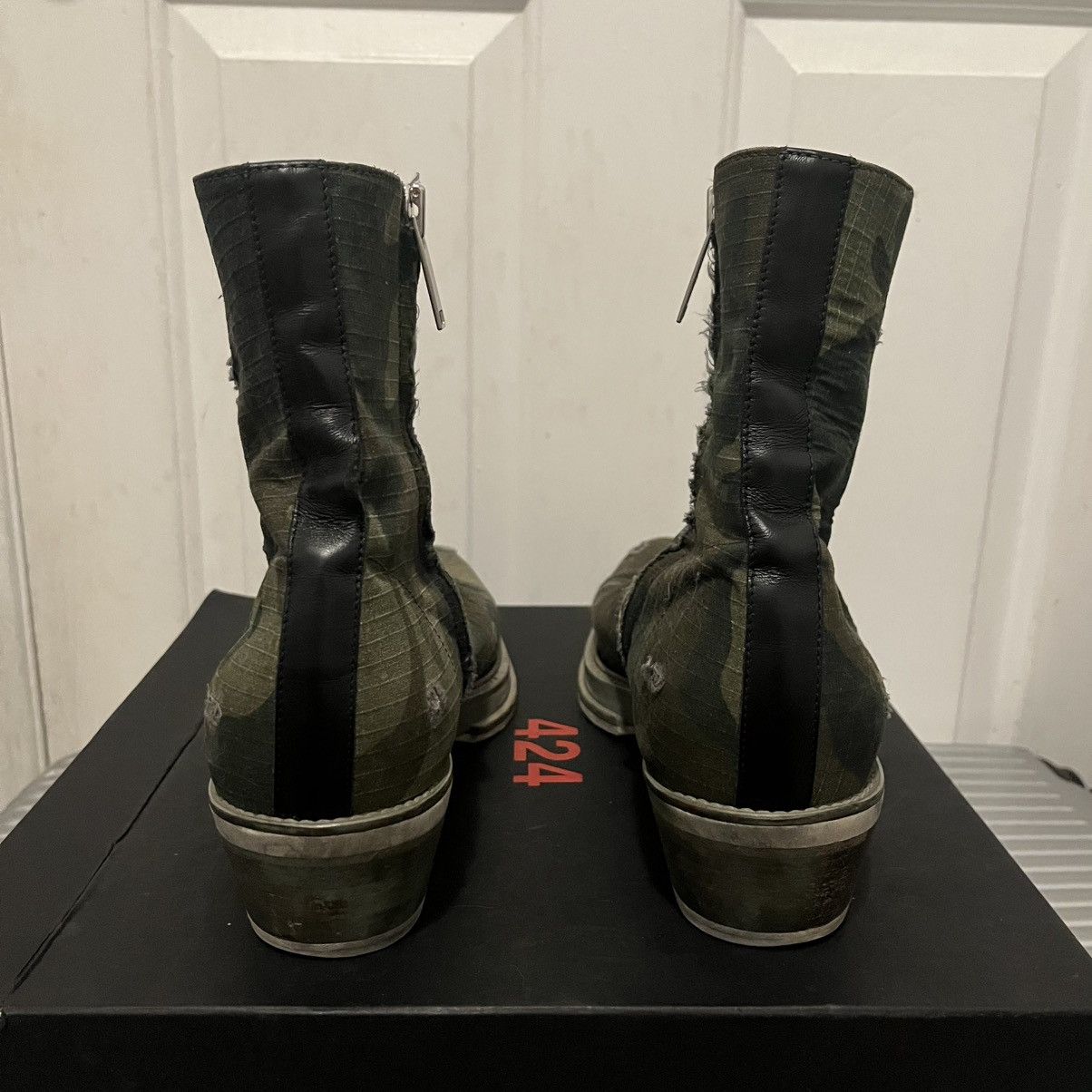 424 424 RIPSTOP CAMO WEST COAST CHELSEA BOOT 46 US 12 RARE Size US 12 / EU 45 - 10 Thumbnail