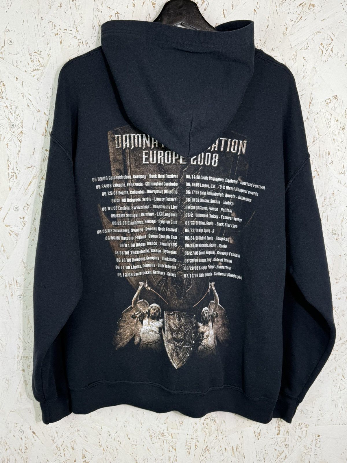 Band Tees Testament Damnation Vacation 2008 Thrash Metal Zip Hoodie L Size US L / EU 52-54 / 3 - 5 Thumbnail